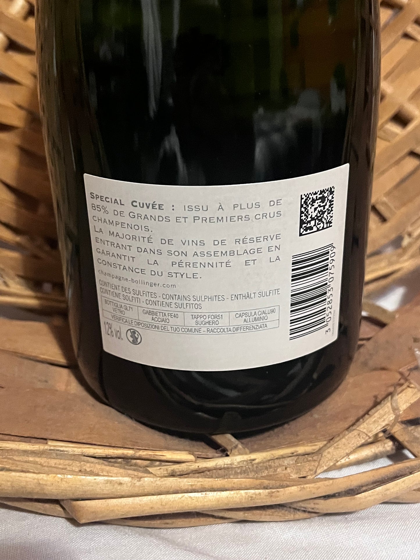 BOLLINGER SPECIAL CUVÉE