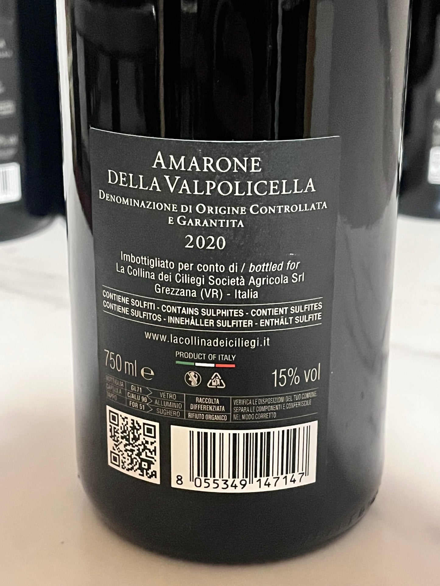 LA COLLINA DEI CILIEGI AMARONE DELLA VALPOLICELLA 2020
