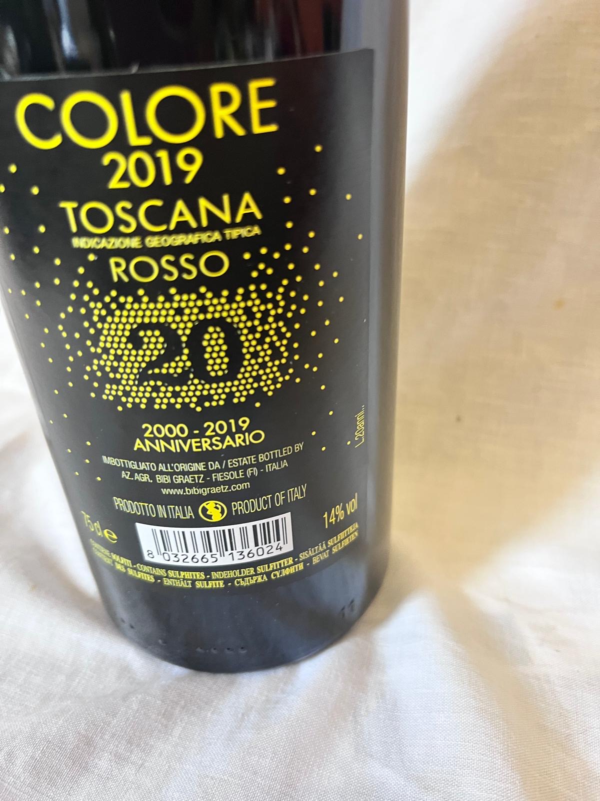 Colore 20 anni 2019 Toscana IGT - Bibi Graetz