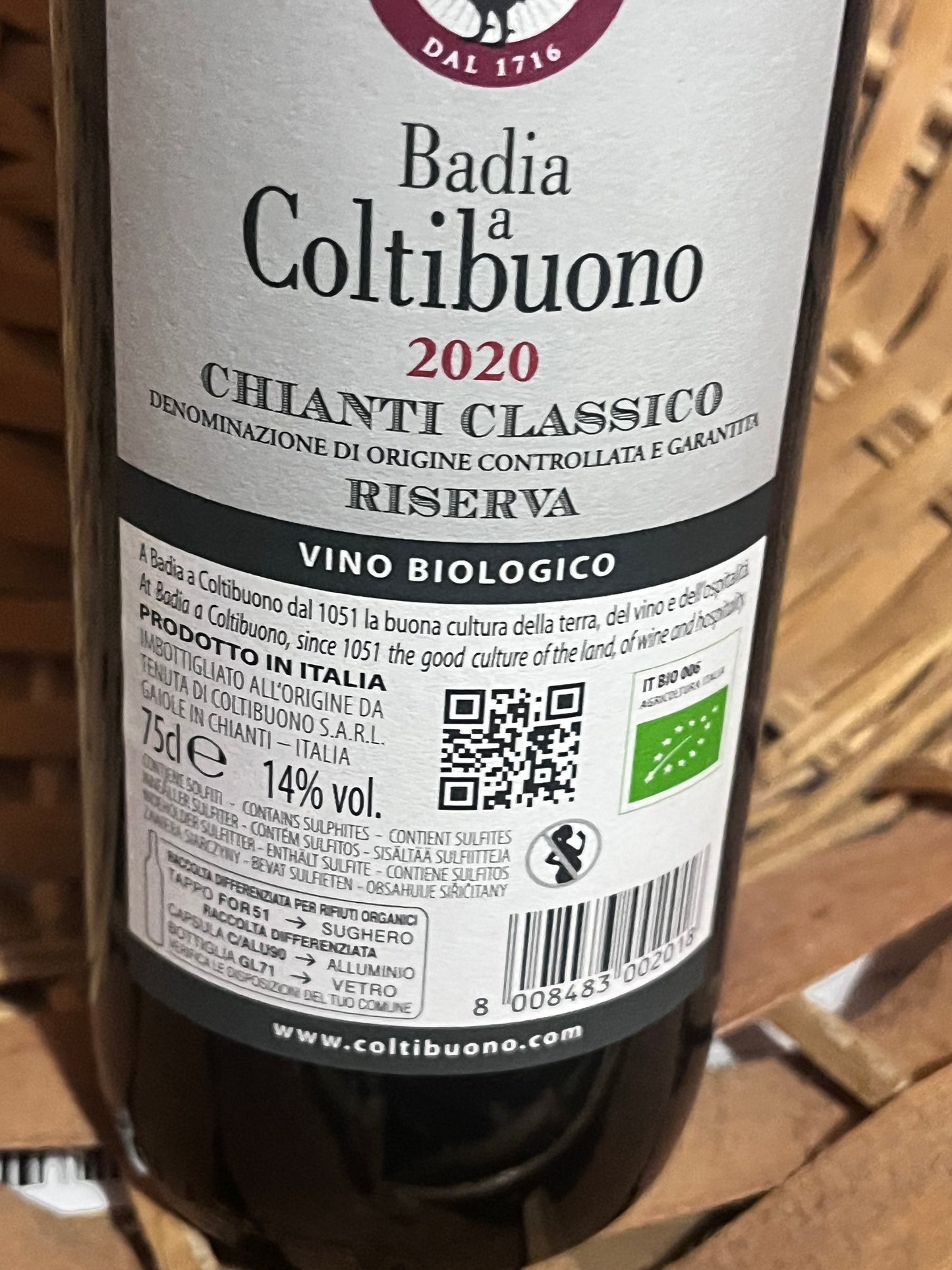 Chianti Classico DOCG Riserva 2020 Badia a Coltibuono