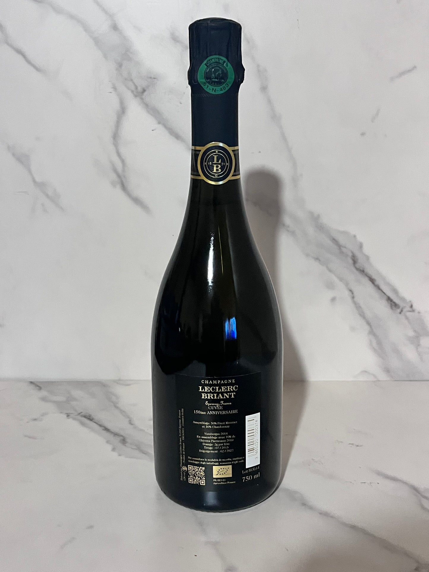 CHAMPAGNE LECLERC BRIANT 150EME ANNIVERSAIRE