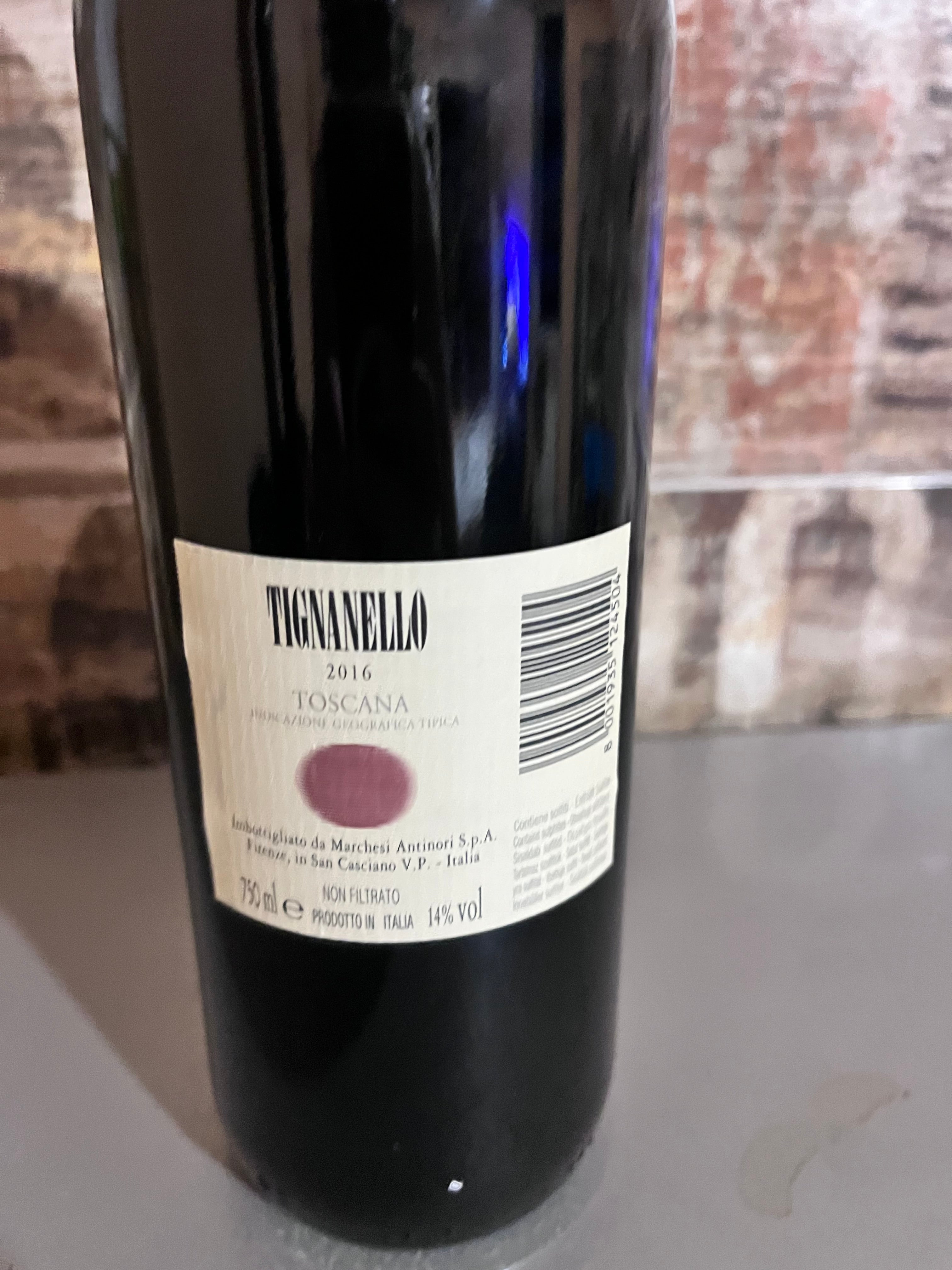 TIGNANELLO 2016 ANTINORI