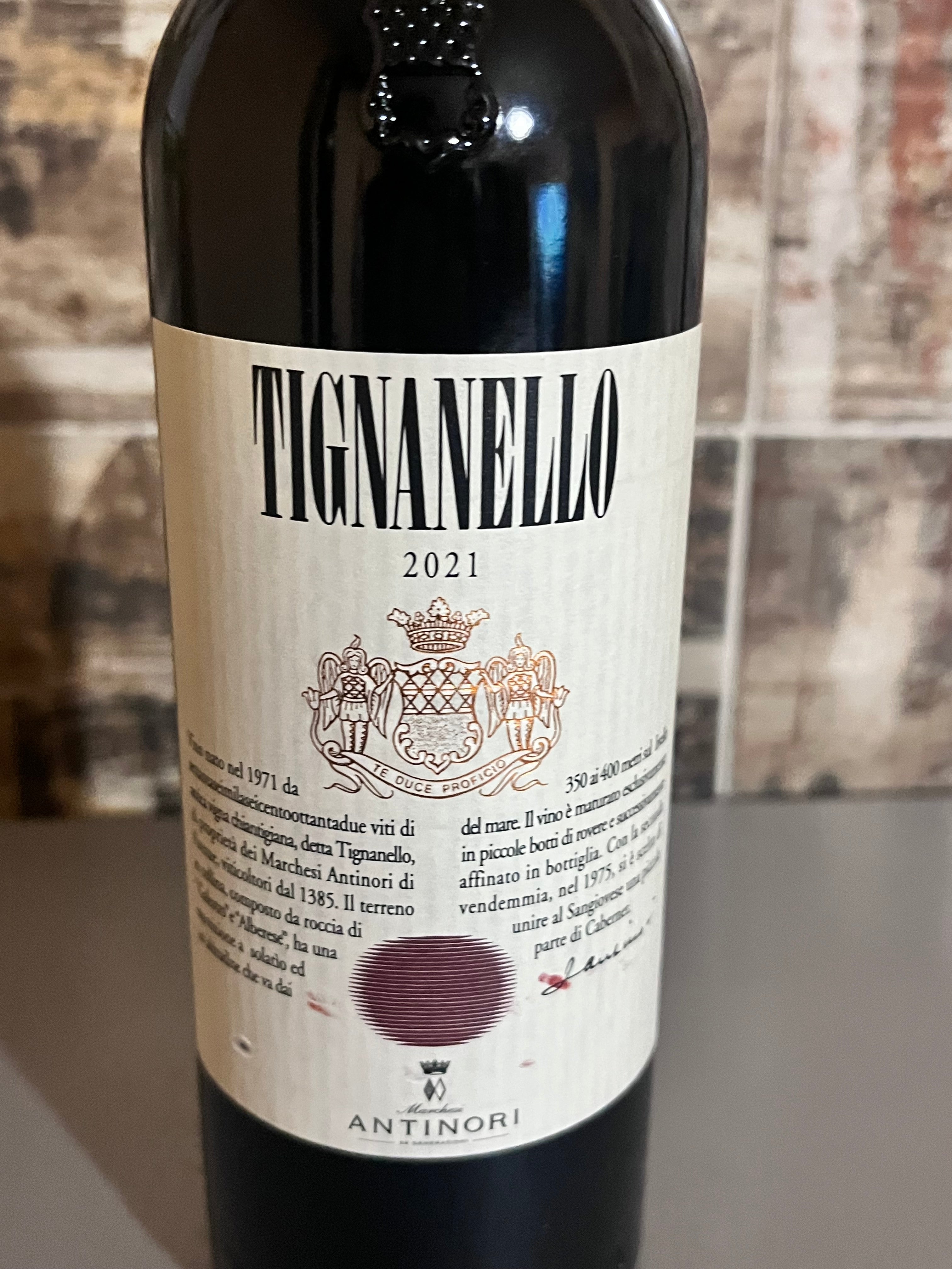 TIGNANELLO 2021 375 ML ANTINORI