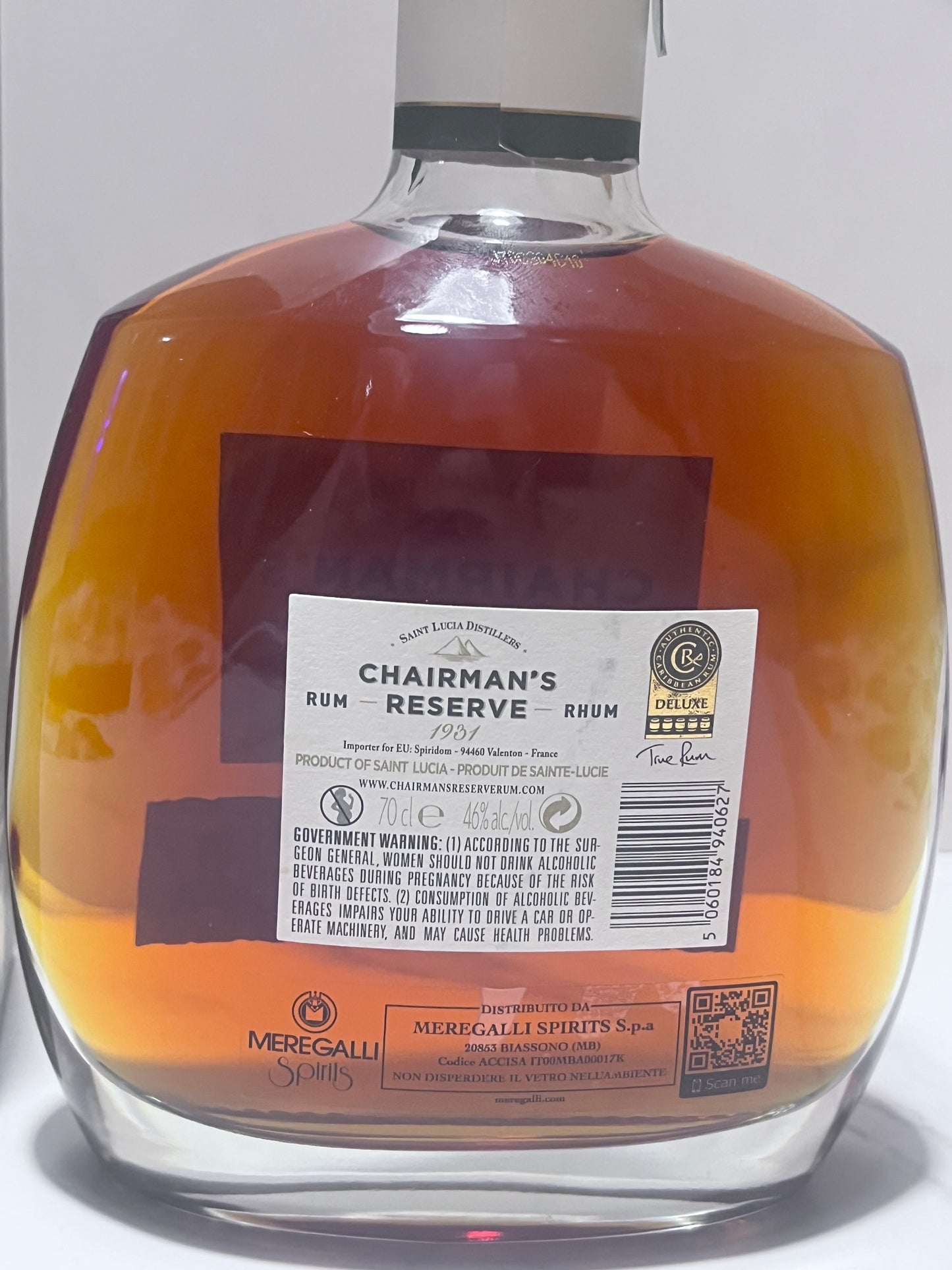 CHAIRMAN’S RESERVE RUM 1931