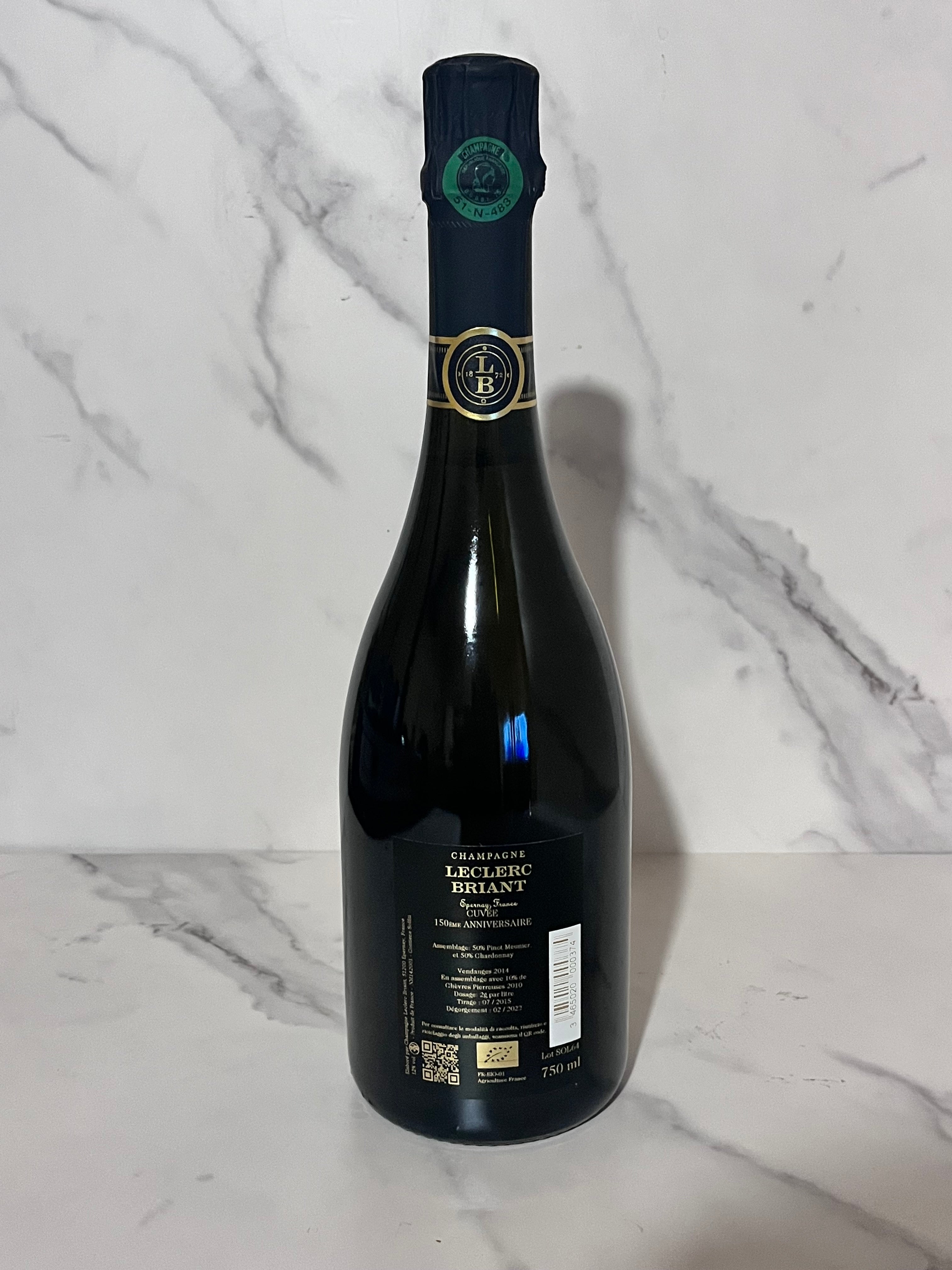 CHAMPAGNE LECLERC BRIANT 150EME ANNIVERSAIRE