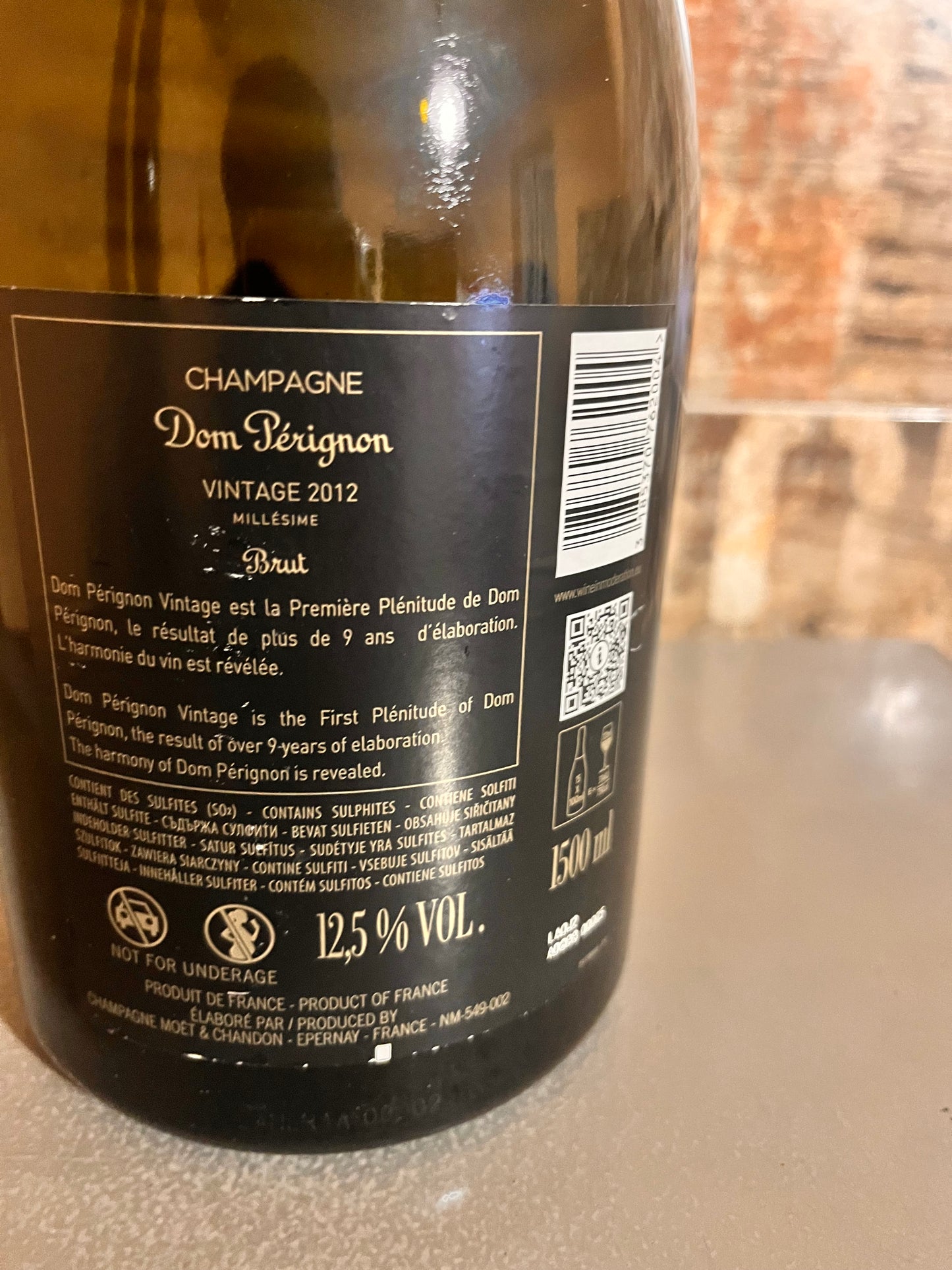 DOM PERIGNON LUMINOUS 2012