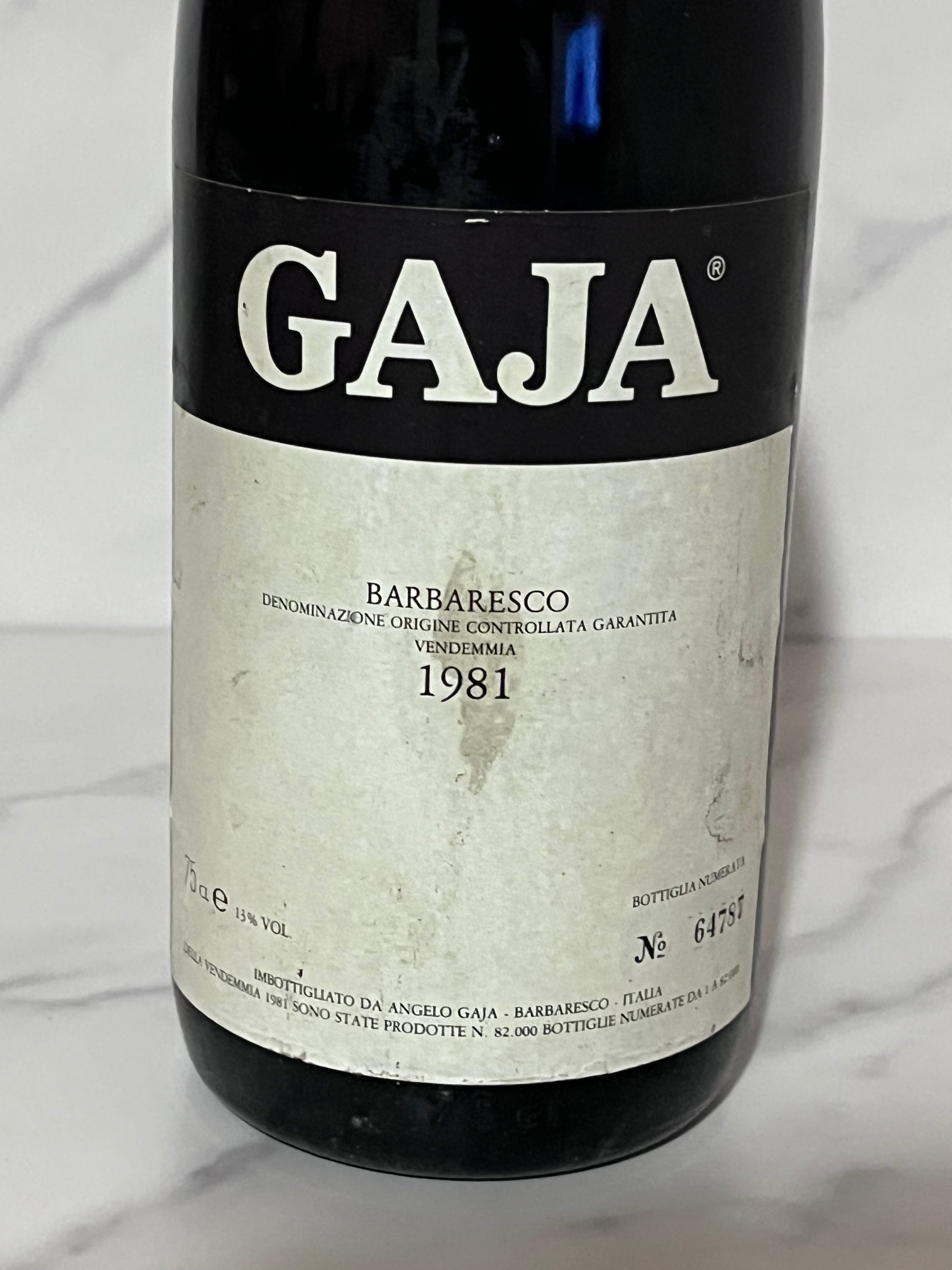 GAJA BARBARESCO 1981