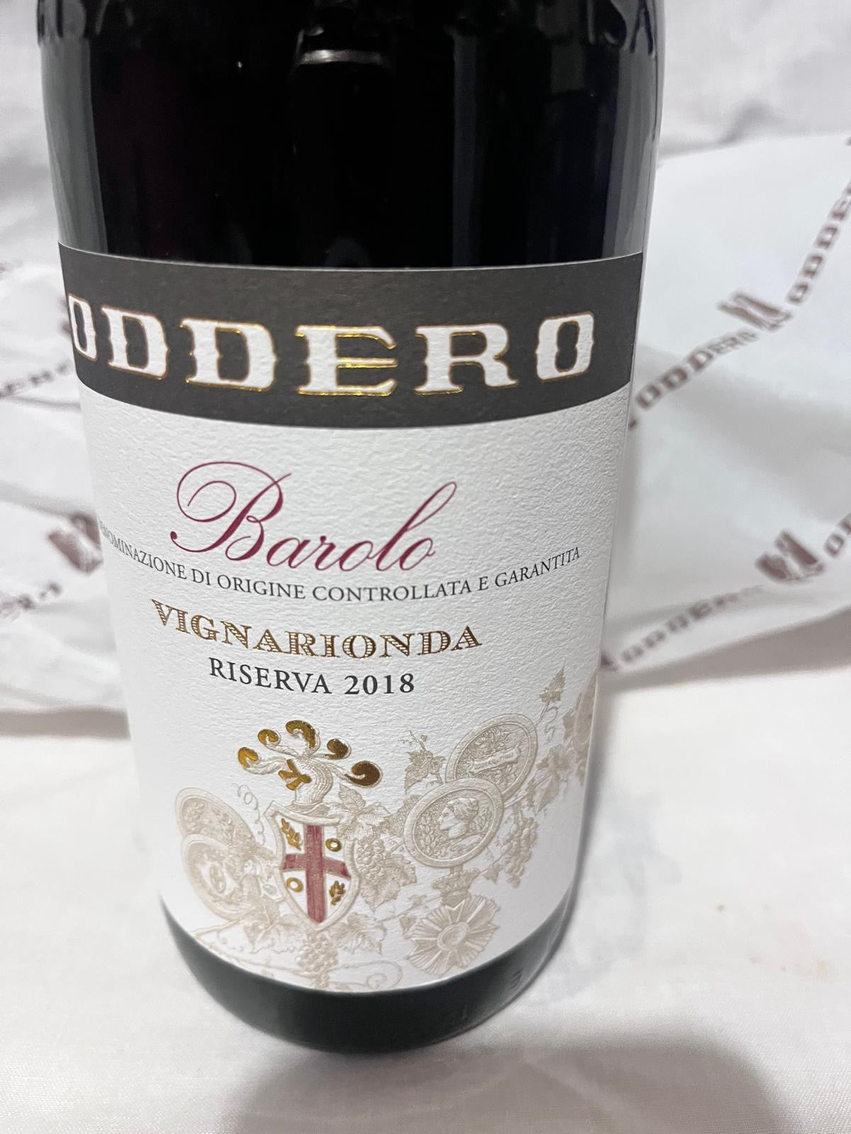 Barolo Vignarionda Riserva 2018 75 cl Oddero