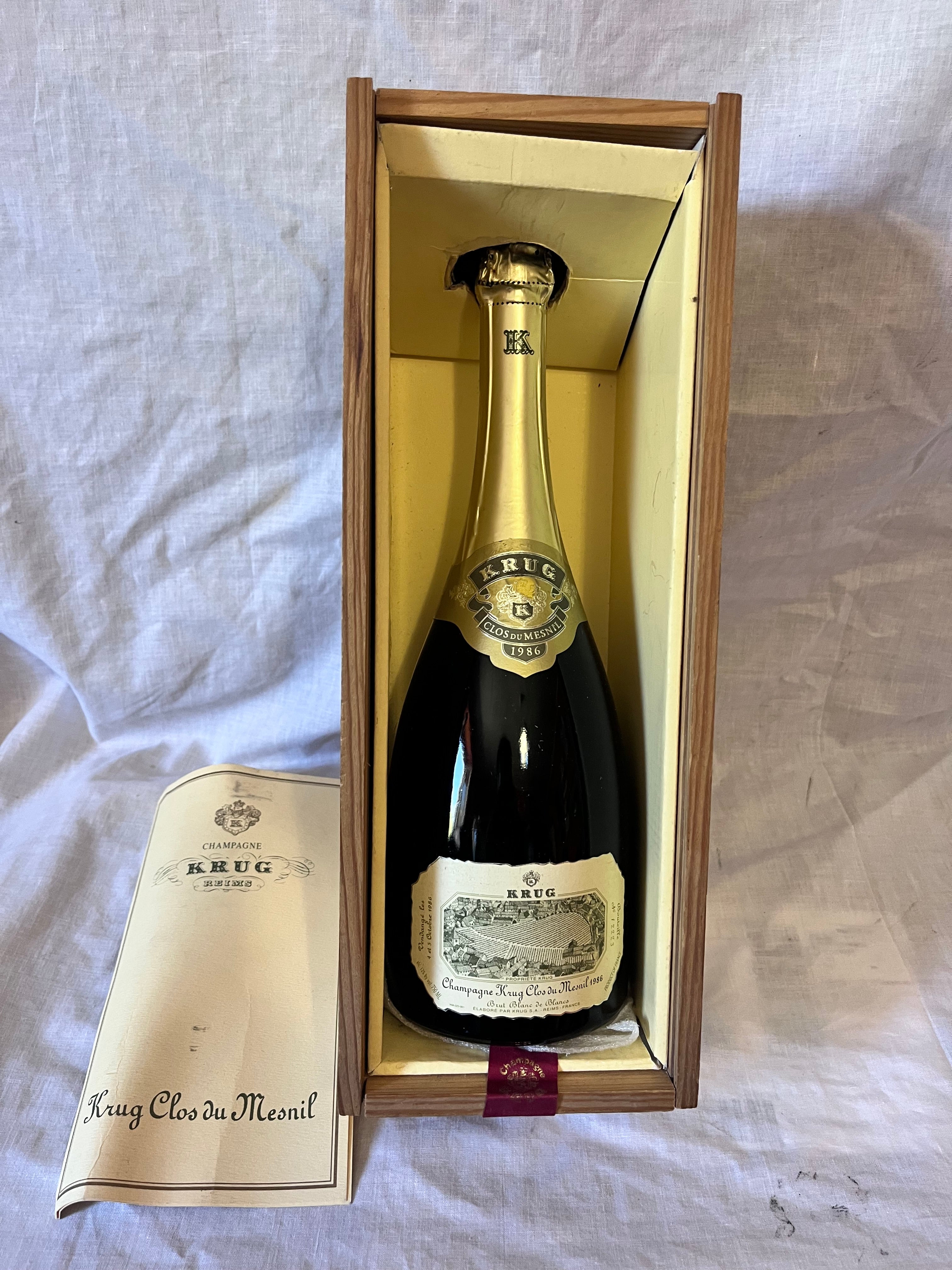 KRUG CLOS DU MESNIL 1976