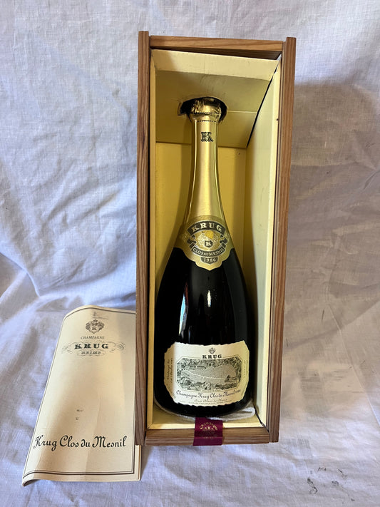 KRUG CLOS DU MESNIL 1976