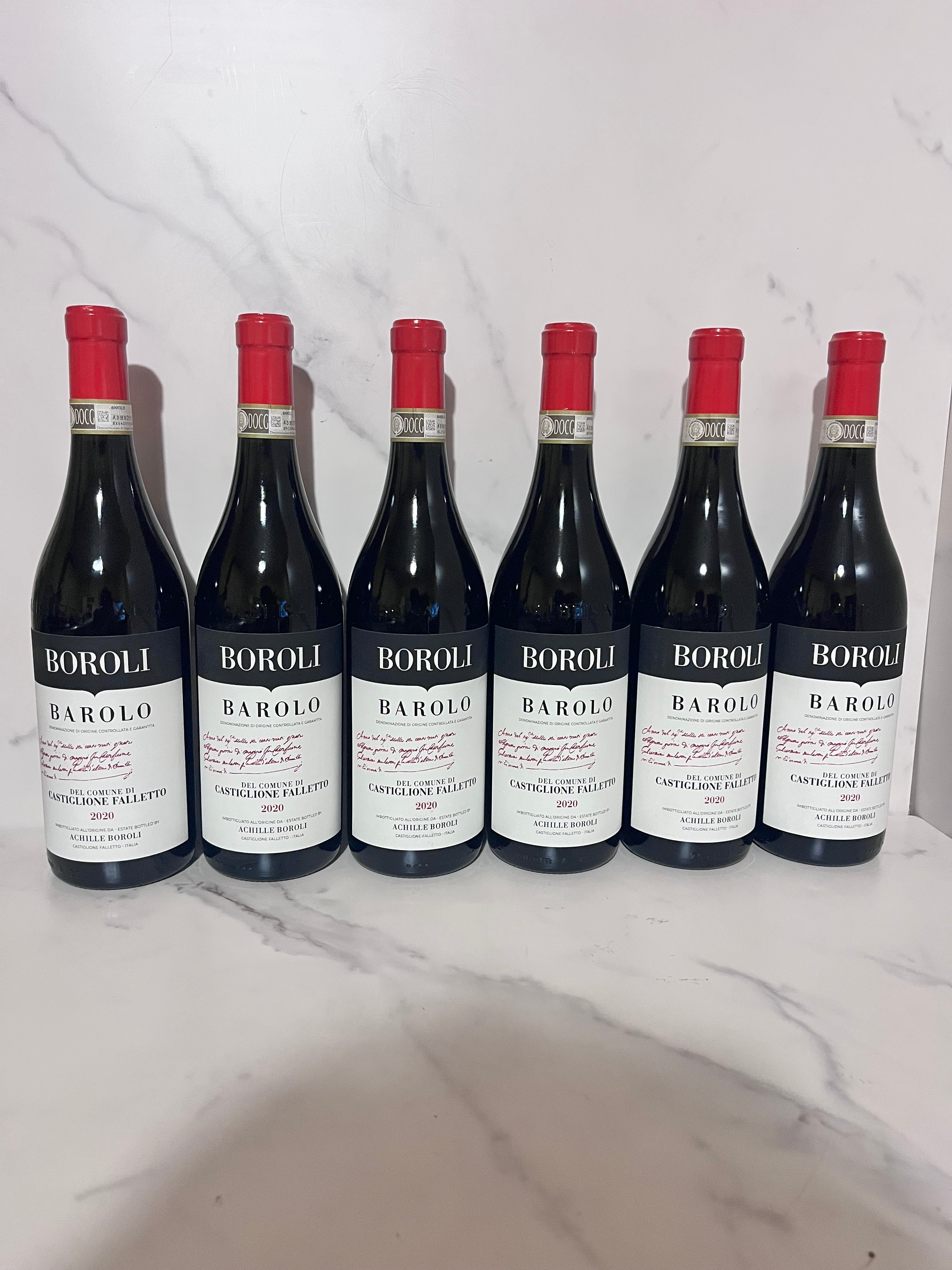 BAROLI BAROLO DEL COMUNE DI CASTIGLIONE FALLETTO 2020