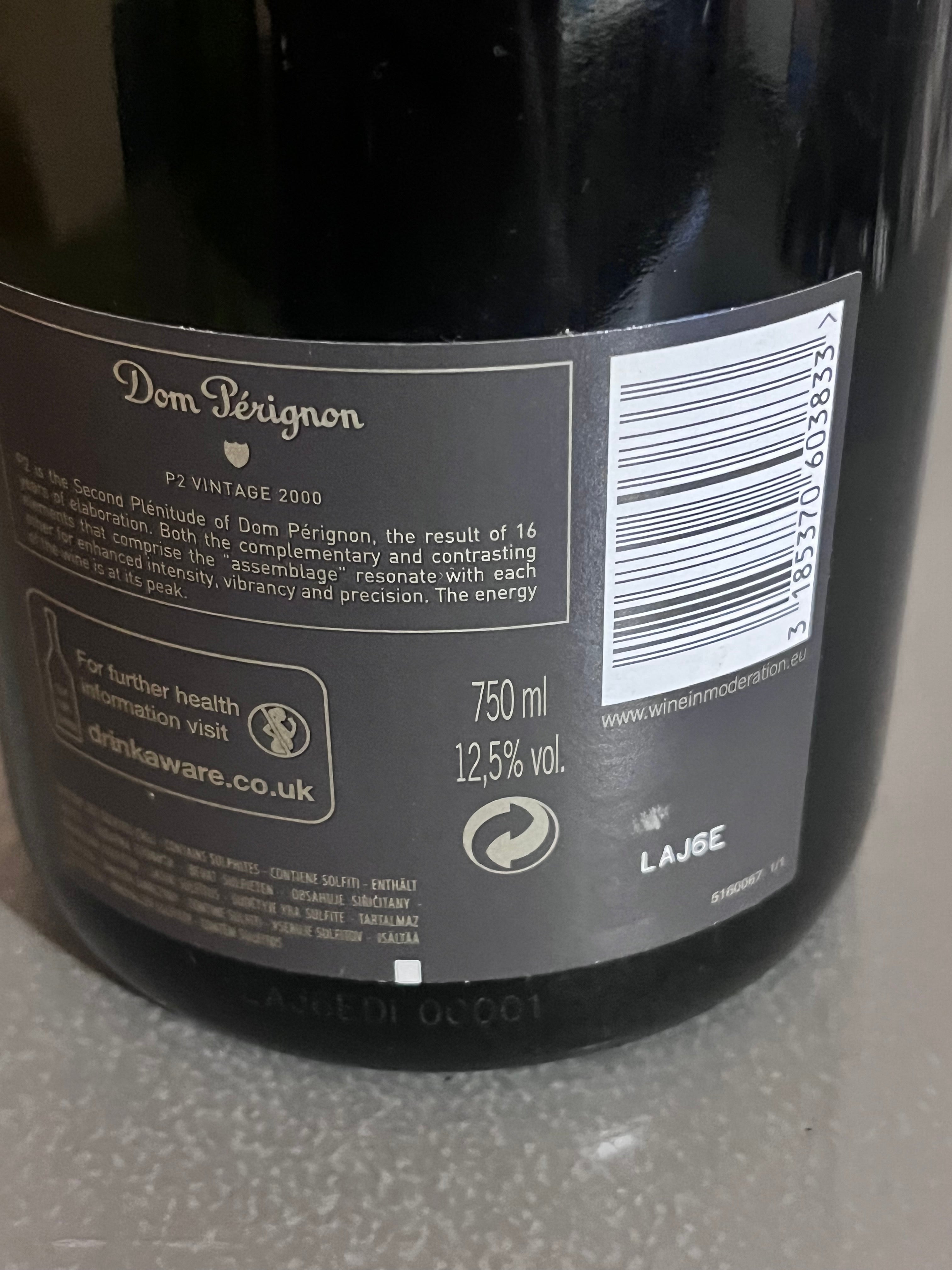 DOM PERIGNON P2 2000