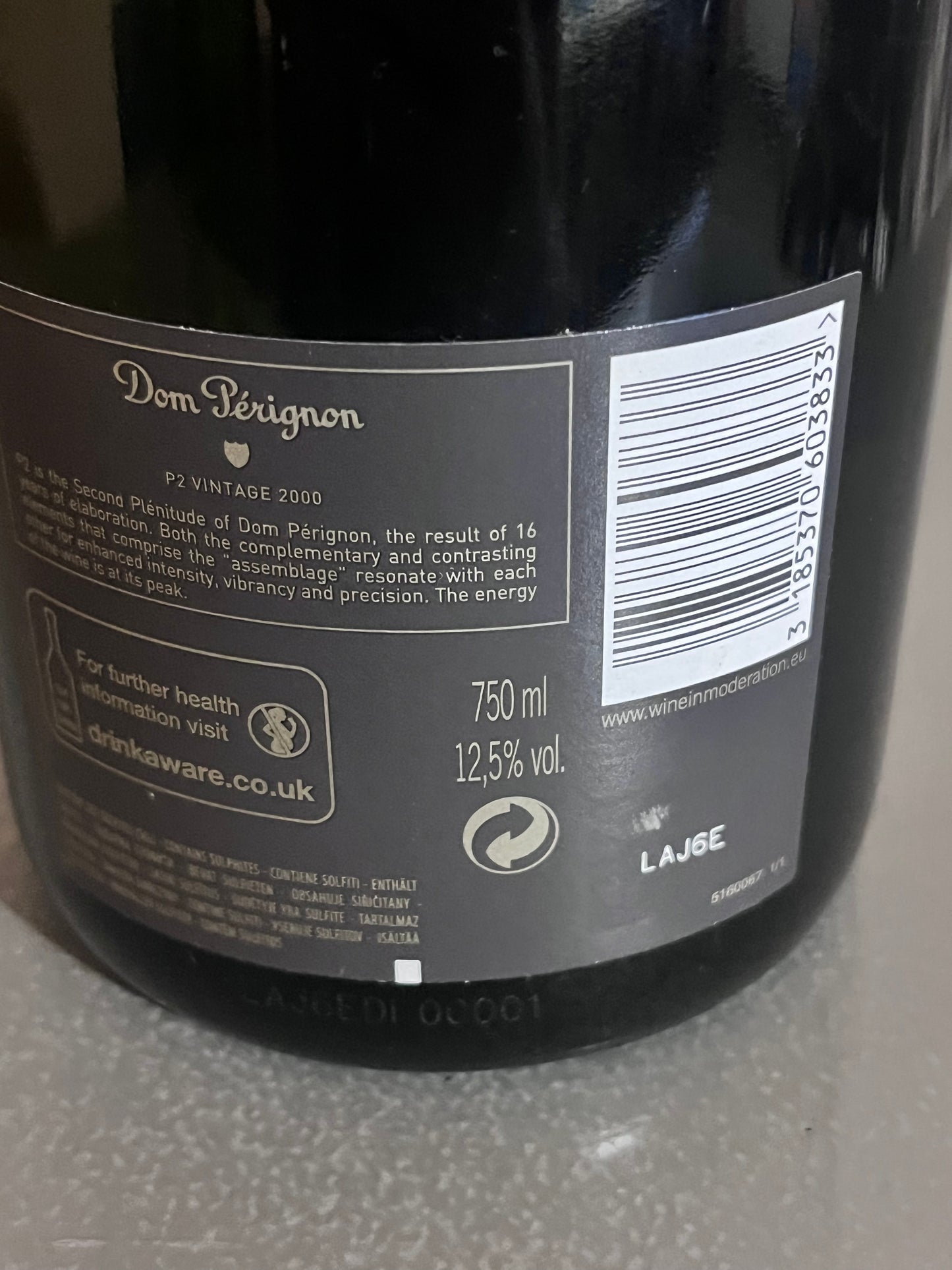 DOM PERIGNON P2 2000