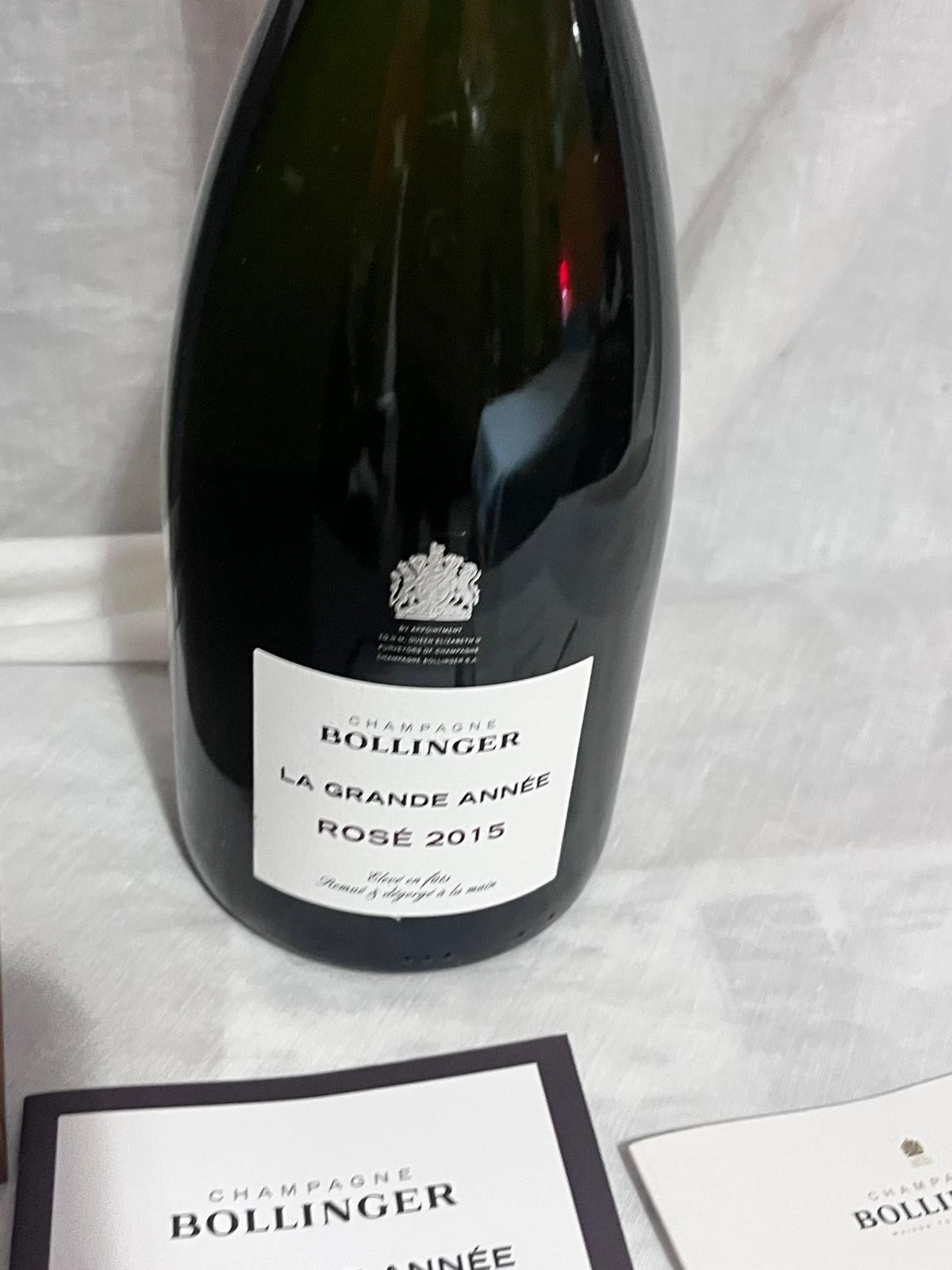 Bollinger : La Grande Année rosato 2015