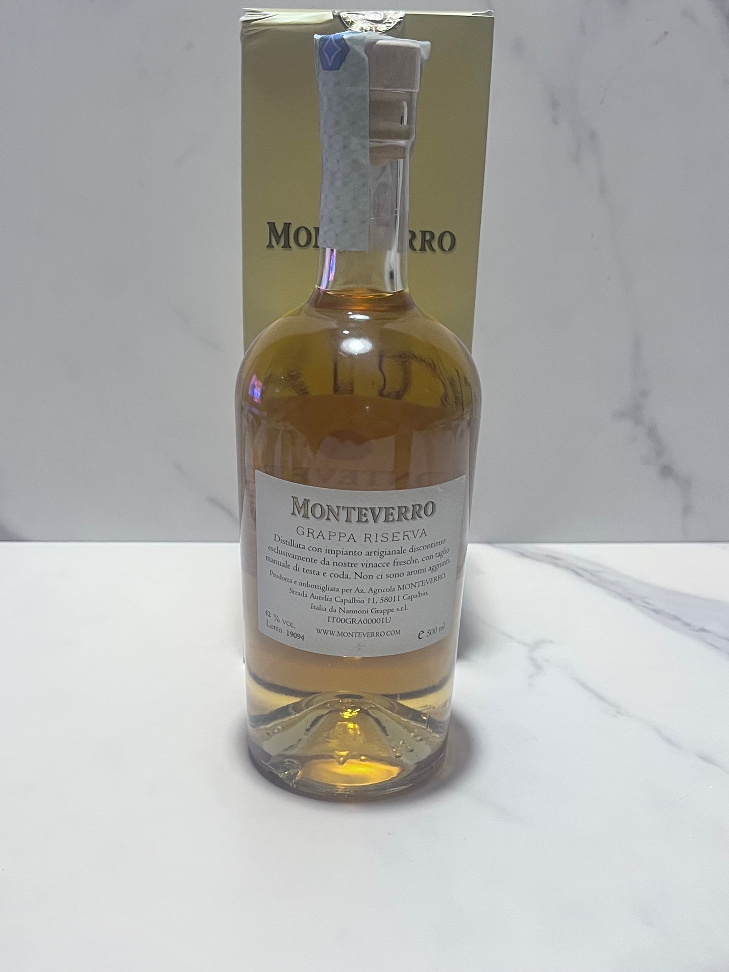 GRAPPA MONTEVERRO RISERVA 3 ANNI
