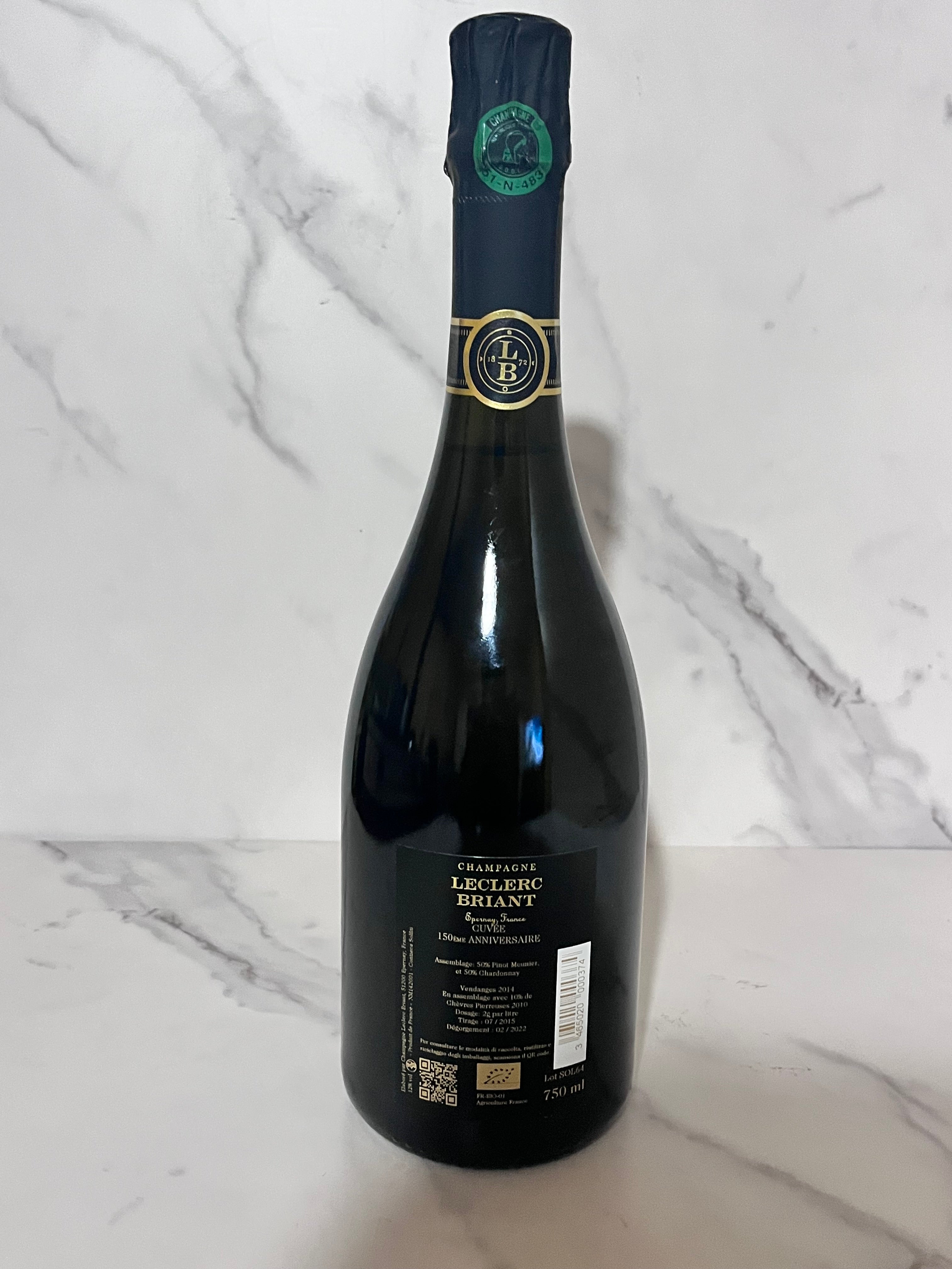 CHAMPAGNE LECLERC BRIANT 150EME ANNIVERSAIRE
