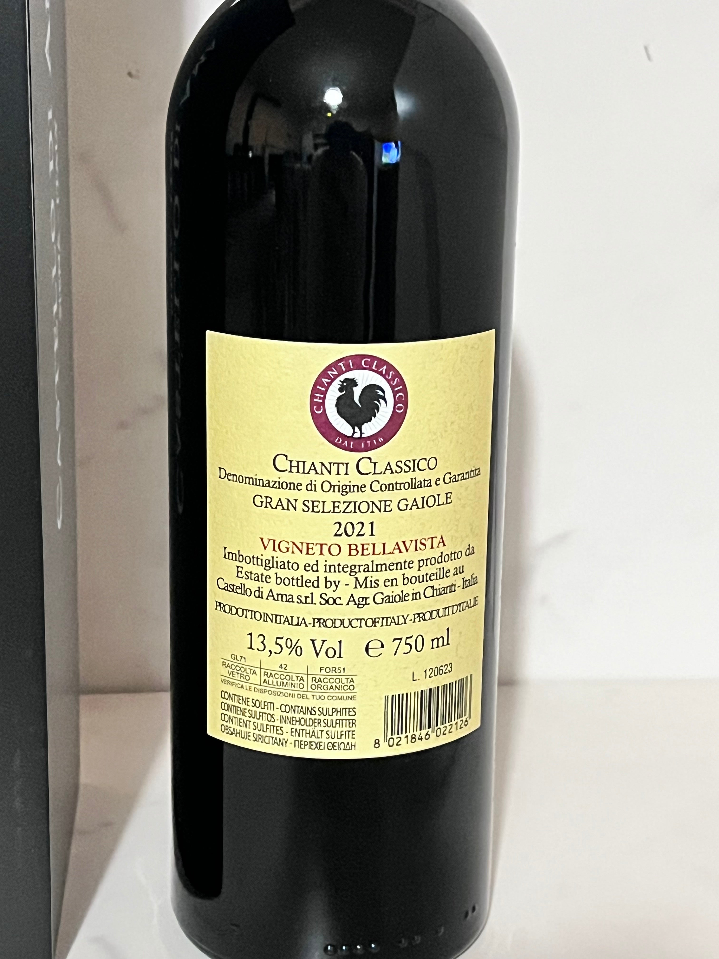 CASTELLO DI AMA CHIANTI CLASSICO GRAN SELEZIONE VIGNETO BELLAVISTA 2021 MAGNUM