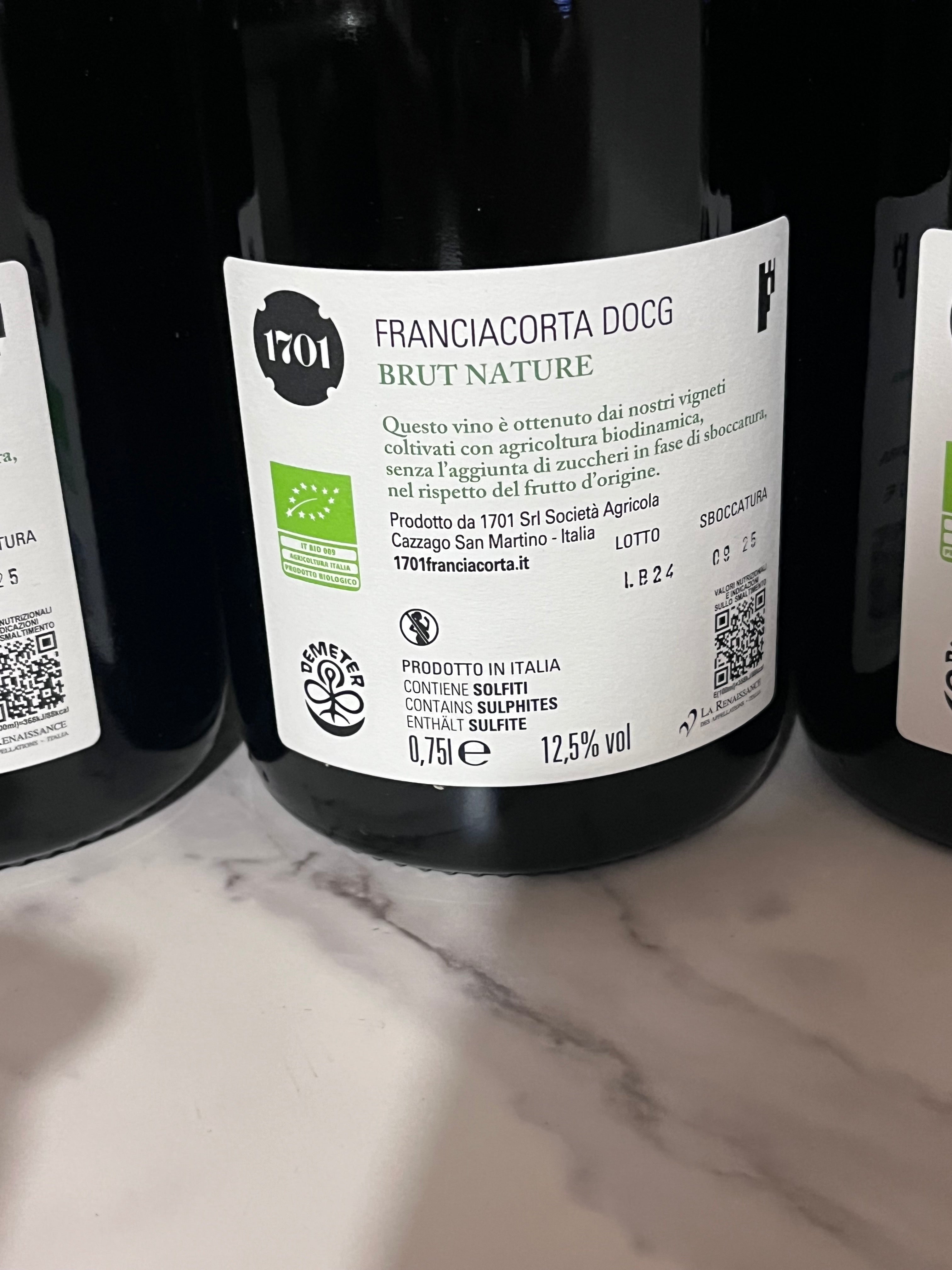 FRANCIACORTA 1701 BRUT NATURE