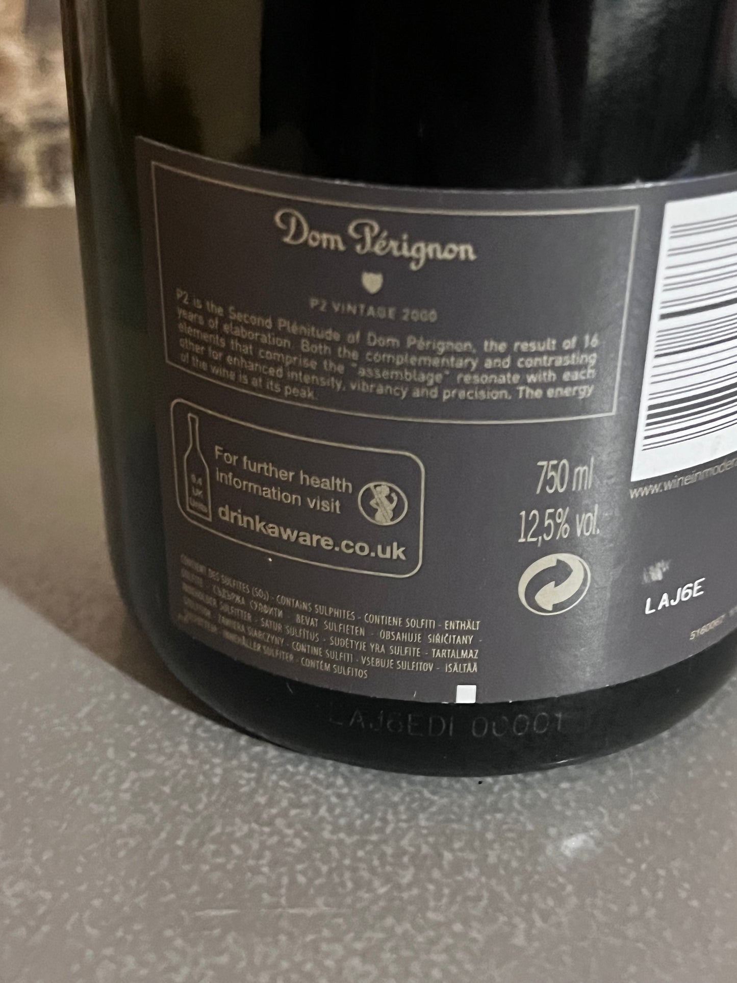 DOM PERIGNON P2 2000