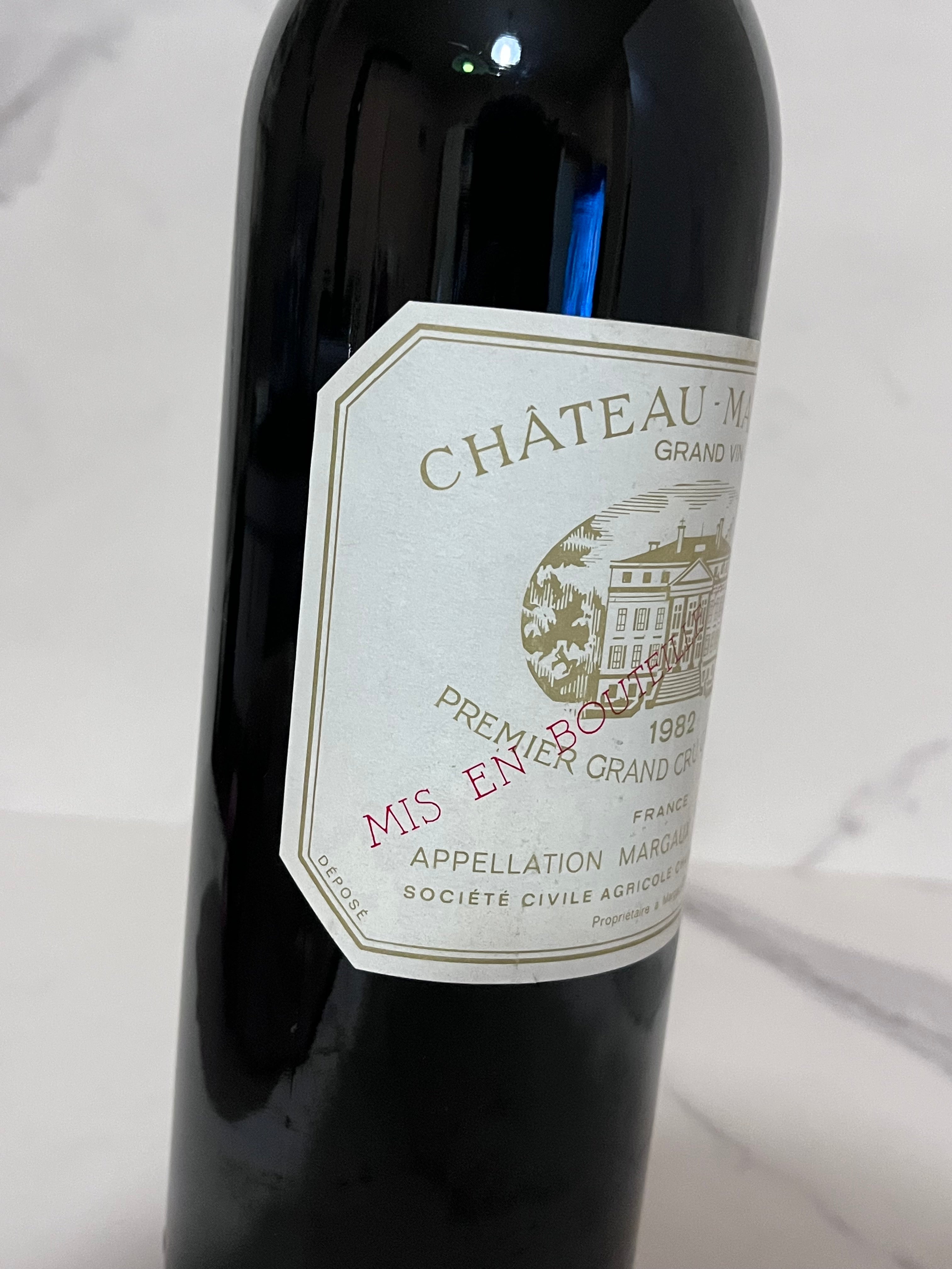 CHATEAU MARGAUX MARGAUX 1ER GRAND CRU CLASSE, 1982