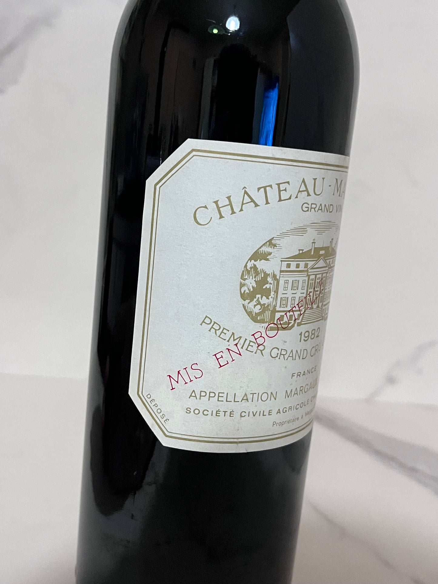 CHATEAU MARGAUX MARGAUX 1ER GRAND CRU CLASSE, 1982