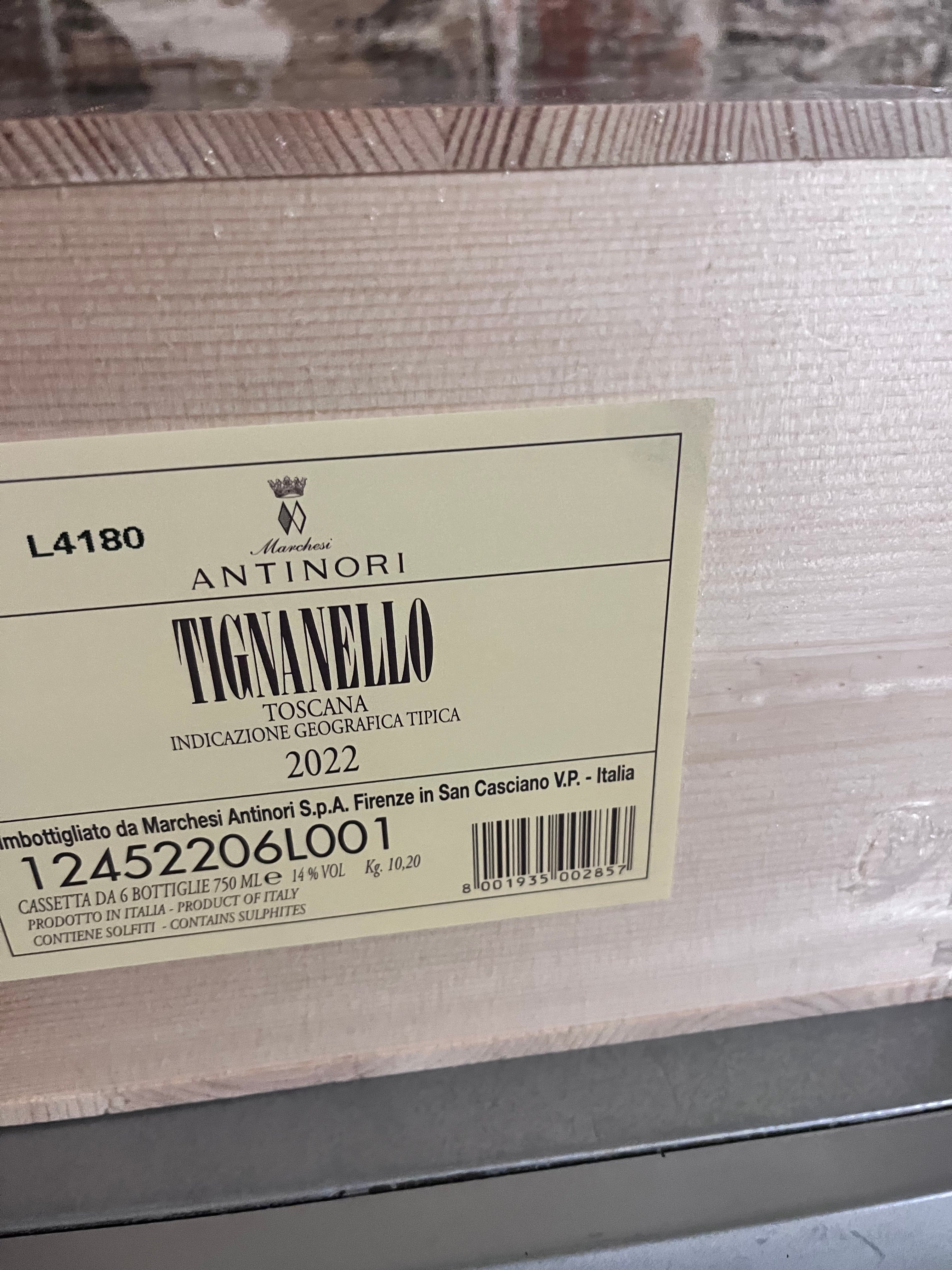 CASSA TIGNANELLO 2022 ANTINORI