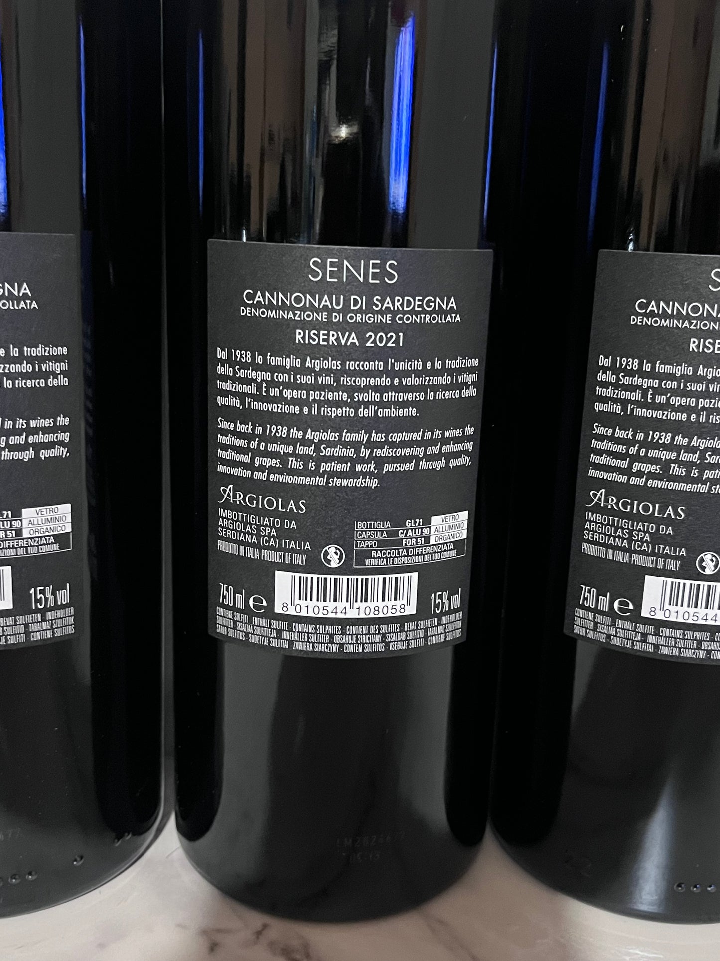SENES ARGIOLAS RISERVE 2021