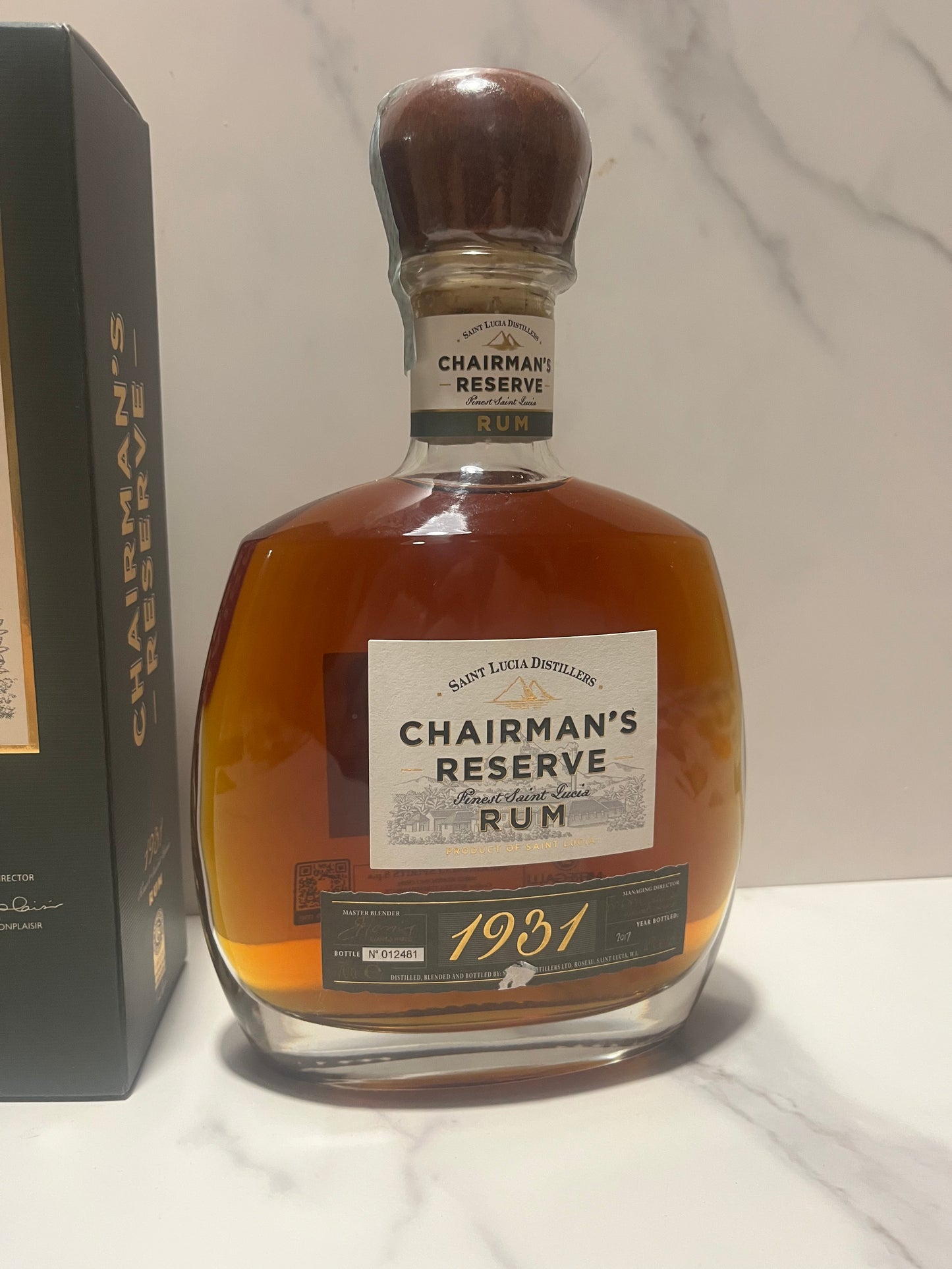 CHAIRMAN’S RESERVE RUM 1931