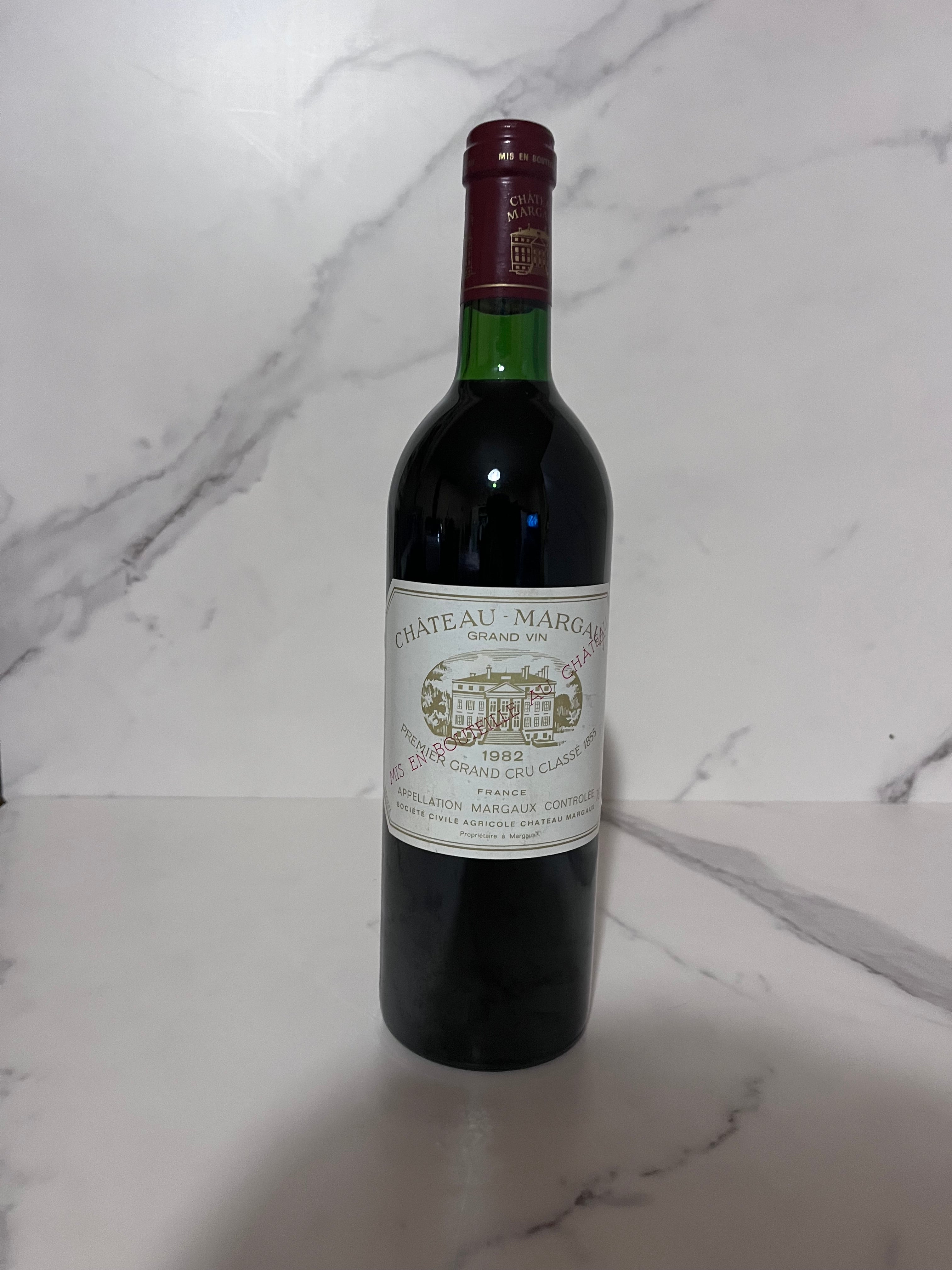 CHATEAU MARGAUX MARGAUX 1ER GRAND CRU CLASSE, 1982