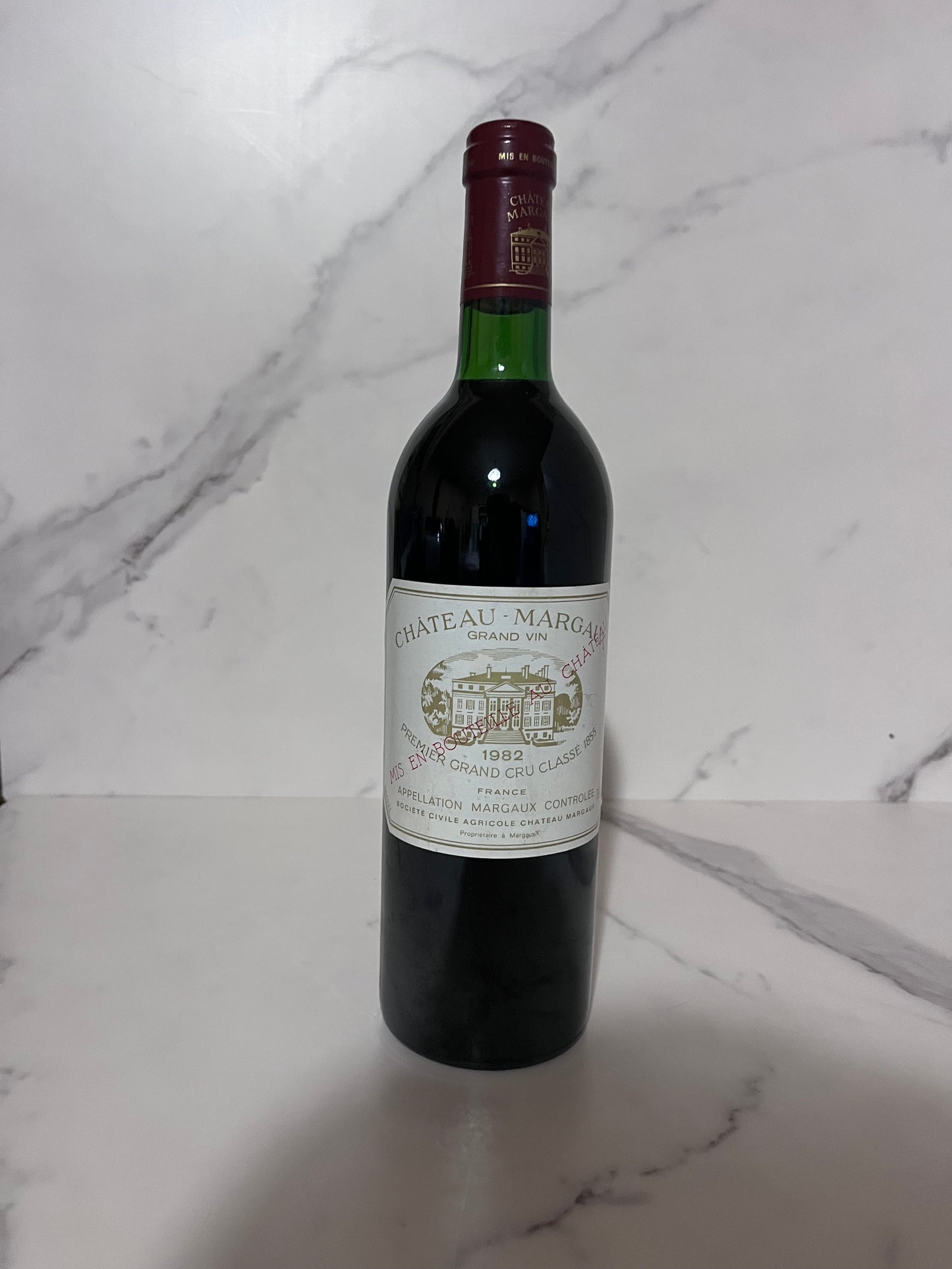 CHATEAU MARGAUX MARGAUX 1ER GRAND CRU CLASSE, 1982