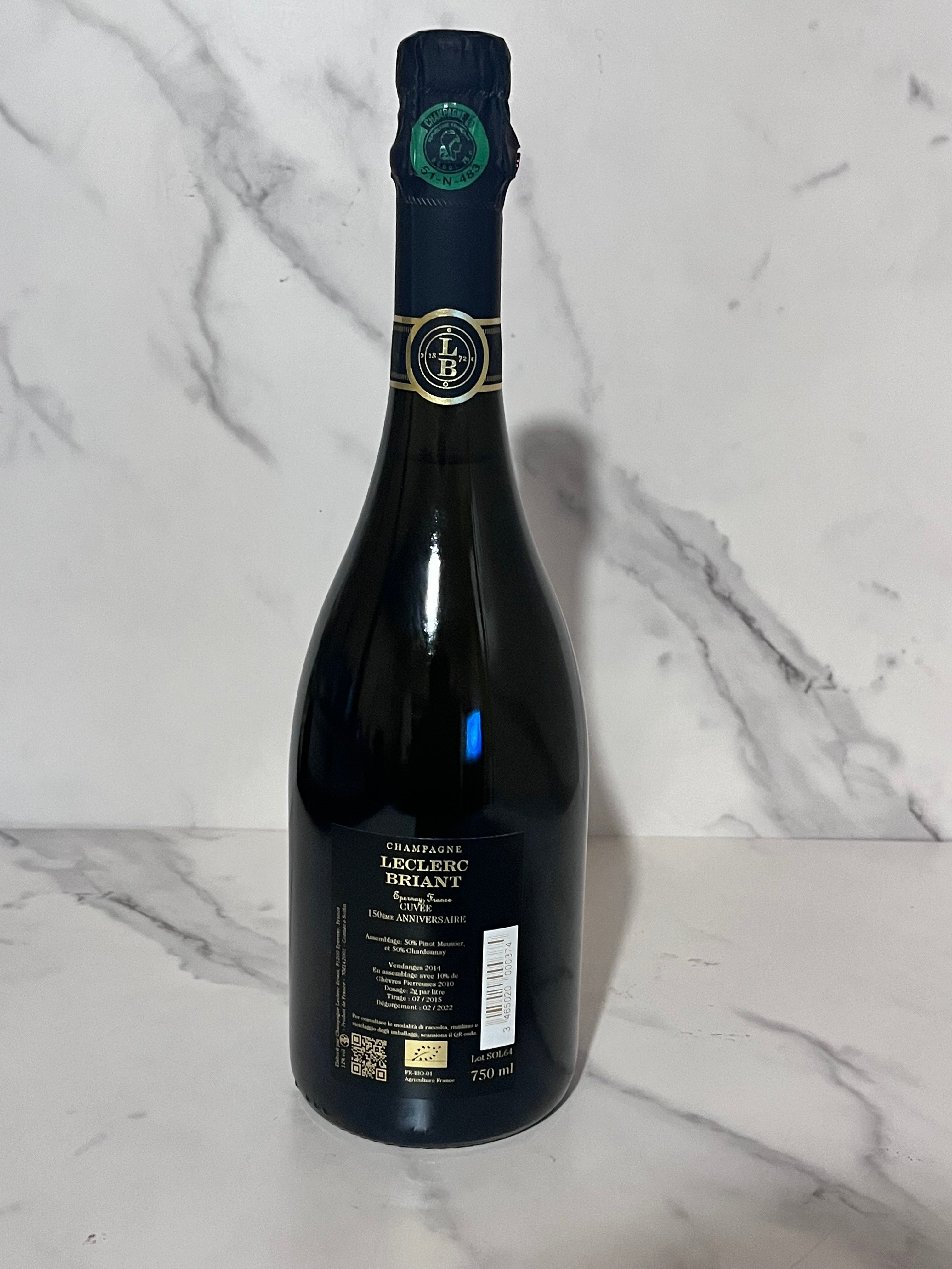 CHAMPAGNE LECLERC BRIANT 150EME ANNIVERSAIRE