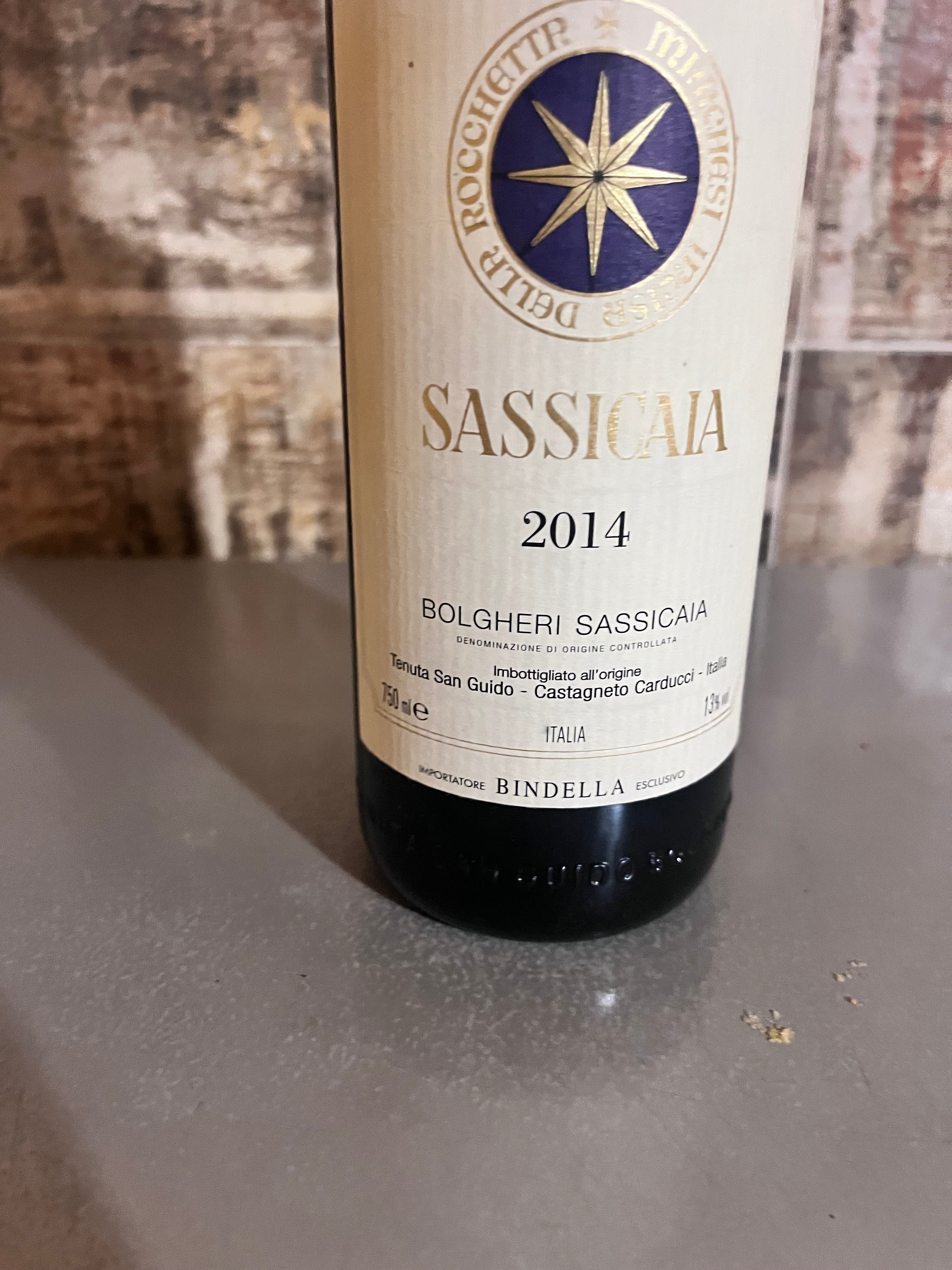 SASSICAIA 2014 TENUTA SAN GUIDO BOLGHERI