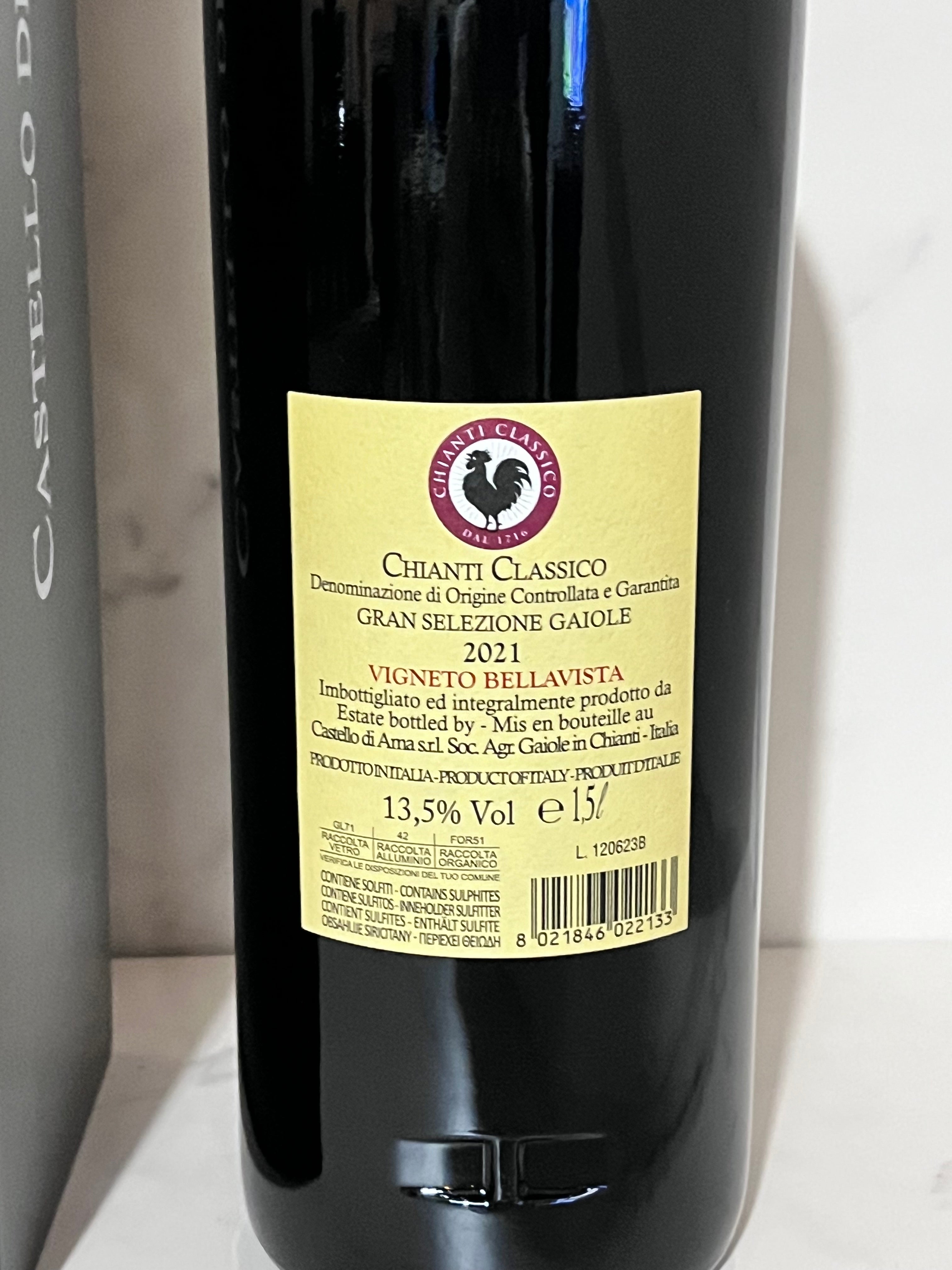 CASTELLO DI AMA CHIANTI CLASSICO GRAN SELEZIONE VIGNETO BELLAVISTA 2021 MAGNUM