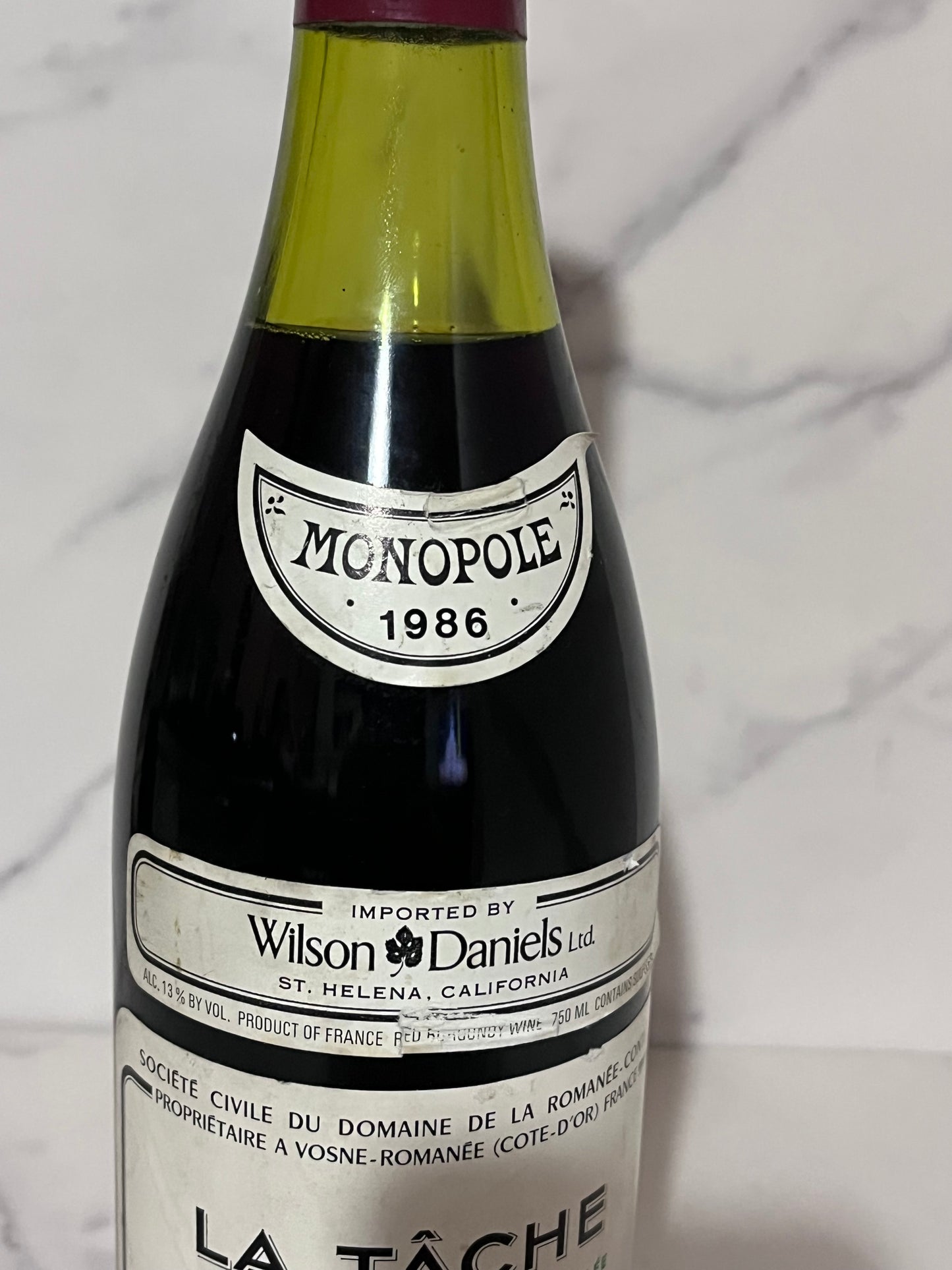 ROMANÉE CONTI LA TACHÊ 1986