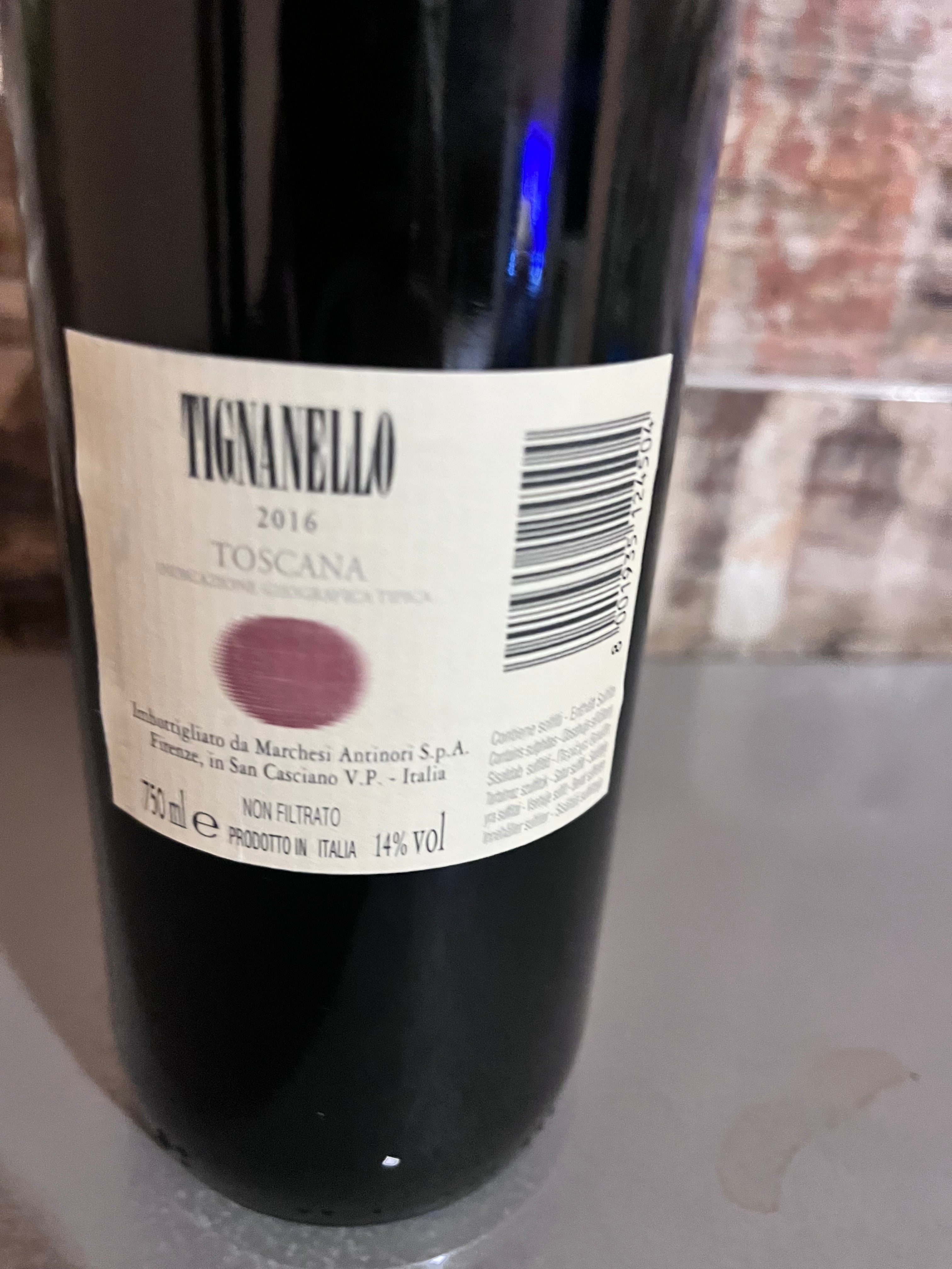 TIGNANELLO 2016 ANTINORI