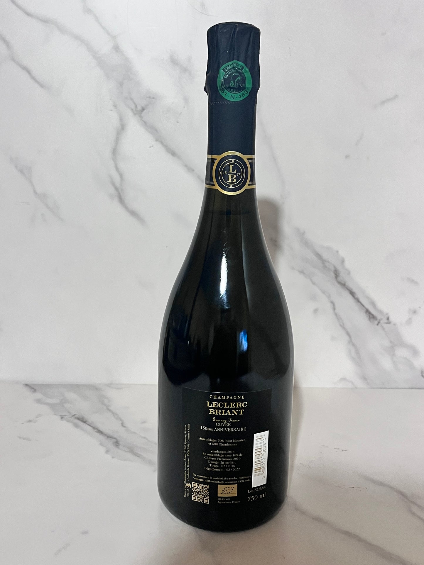 CHAMPAGNE LECLERC BRIANT 150EME ANNIVERSAIRE