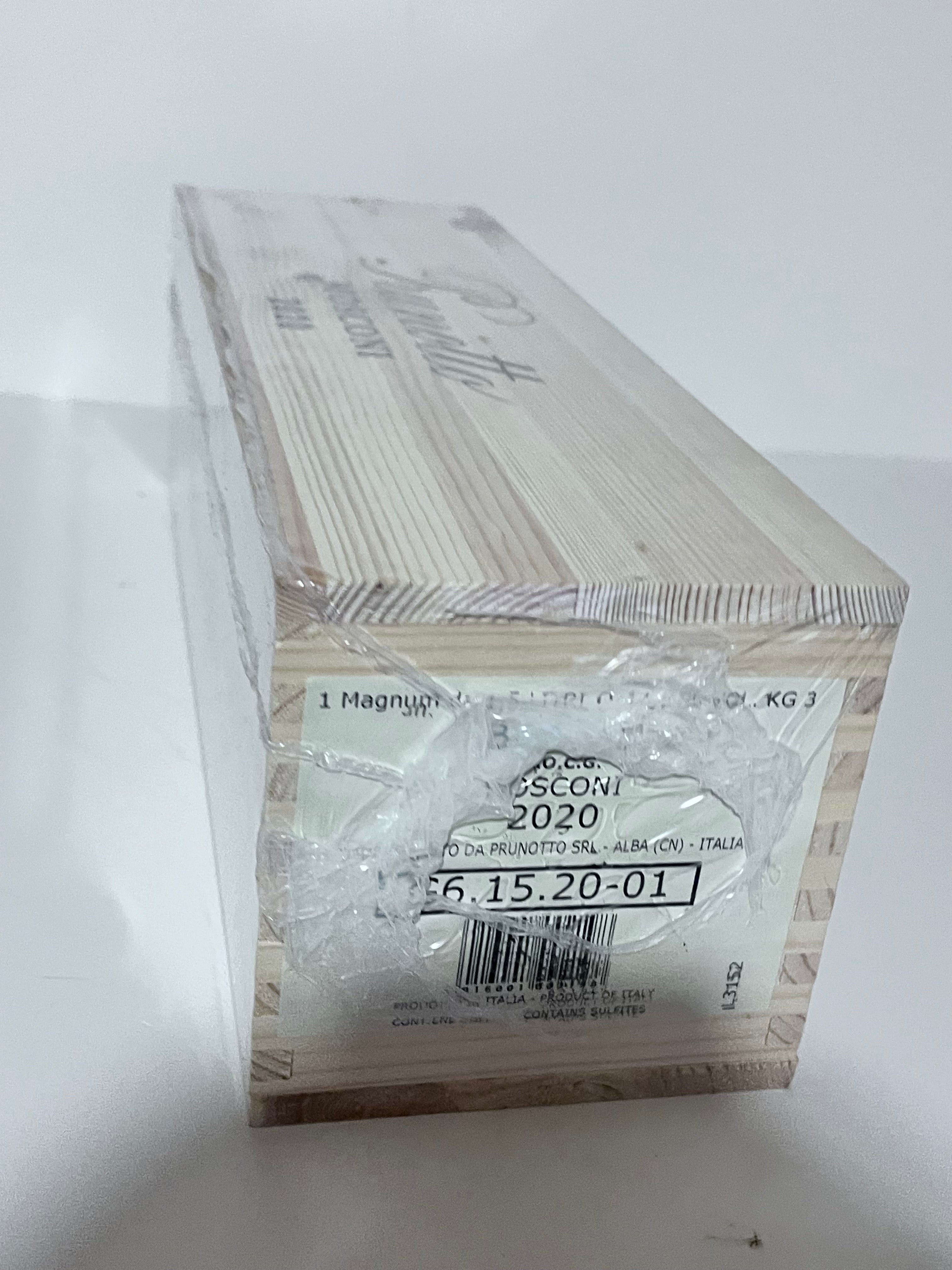 PRUNOTTO BAROLO MOSCONI 2020 MAGNUM 1,5L CASSA LEGNO ORIGINALE