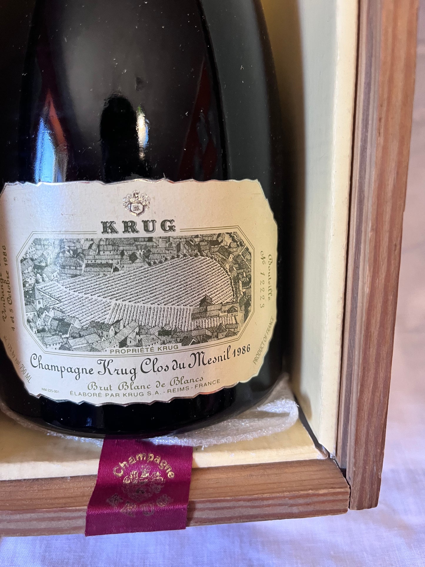 KRUG CLOS DU MESNIL 1976
