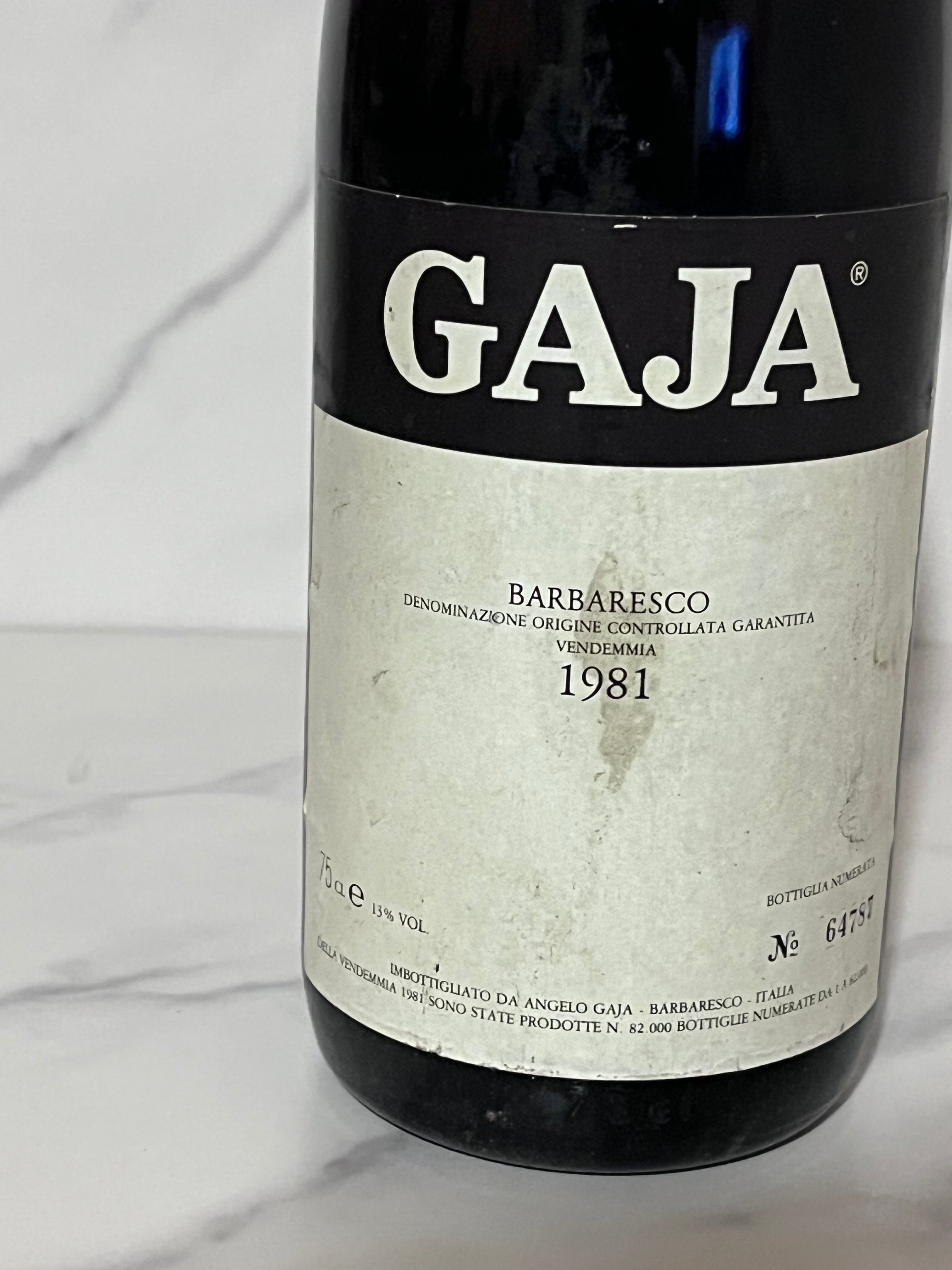 GAJA BARBARESCO 1981