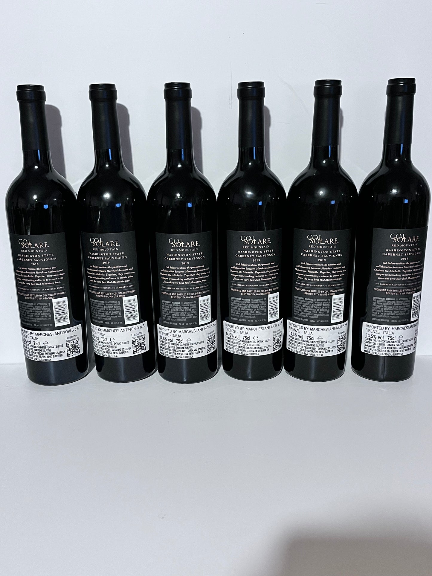COL SOLARE – CABERNET SAUVIGNON 2019 – RED MOUNTAIN, WASHINGTON STATE