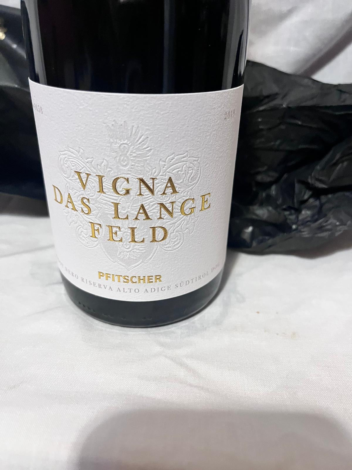 Pinot nero Riserva 2019 Vigna Das Langefeld Pfitscher