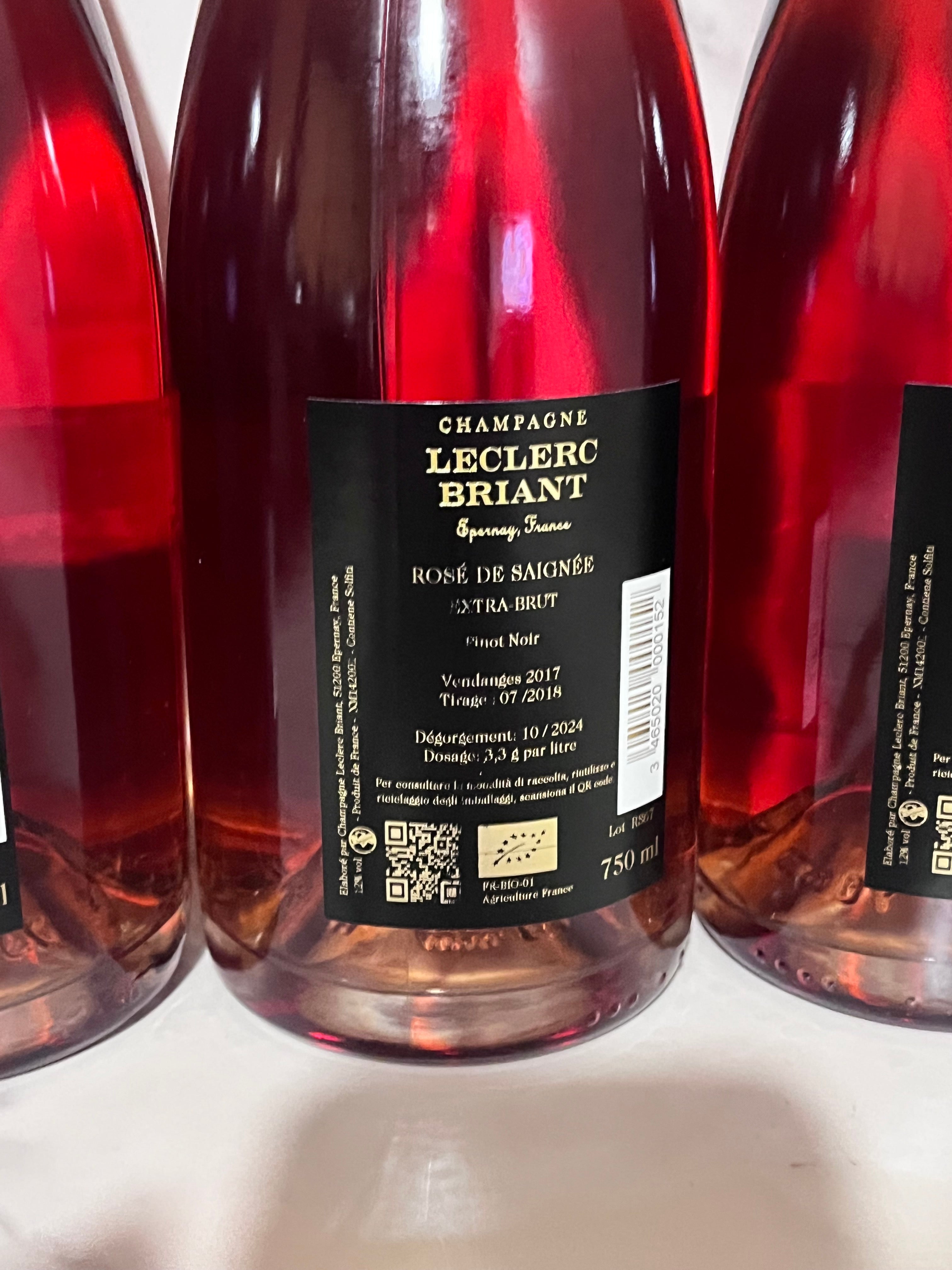 CHAMPAGNE LECLERC BRIANT ROSE DE SAIGNEE