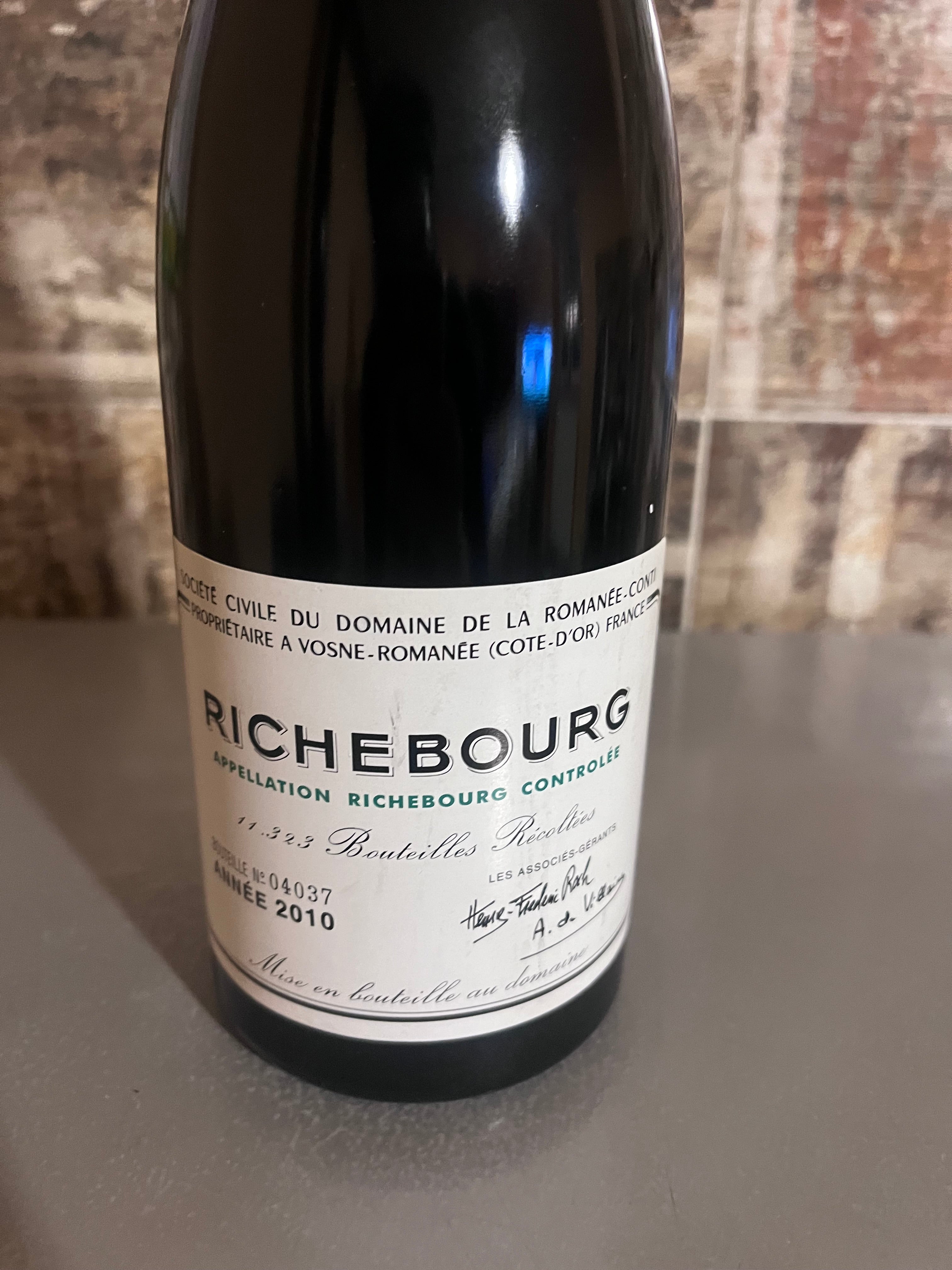 ROMANÉE CONRI RICHEBOURG 2010