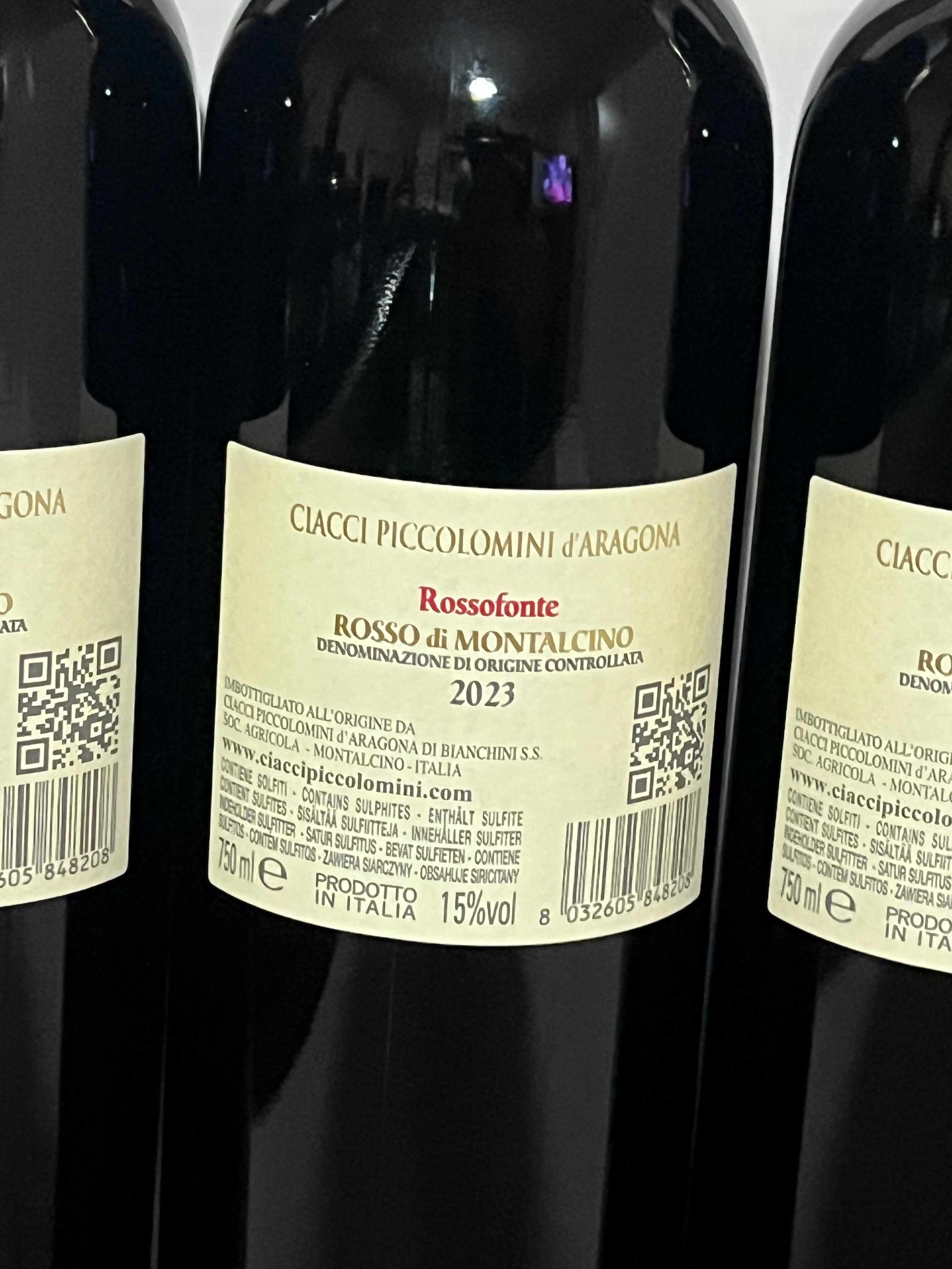 CIACCI PICCOLOMINI D’ARAGONA ROSSO DI MONTALCINO 2023