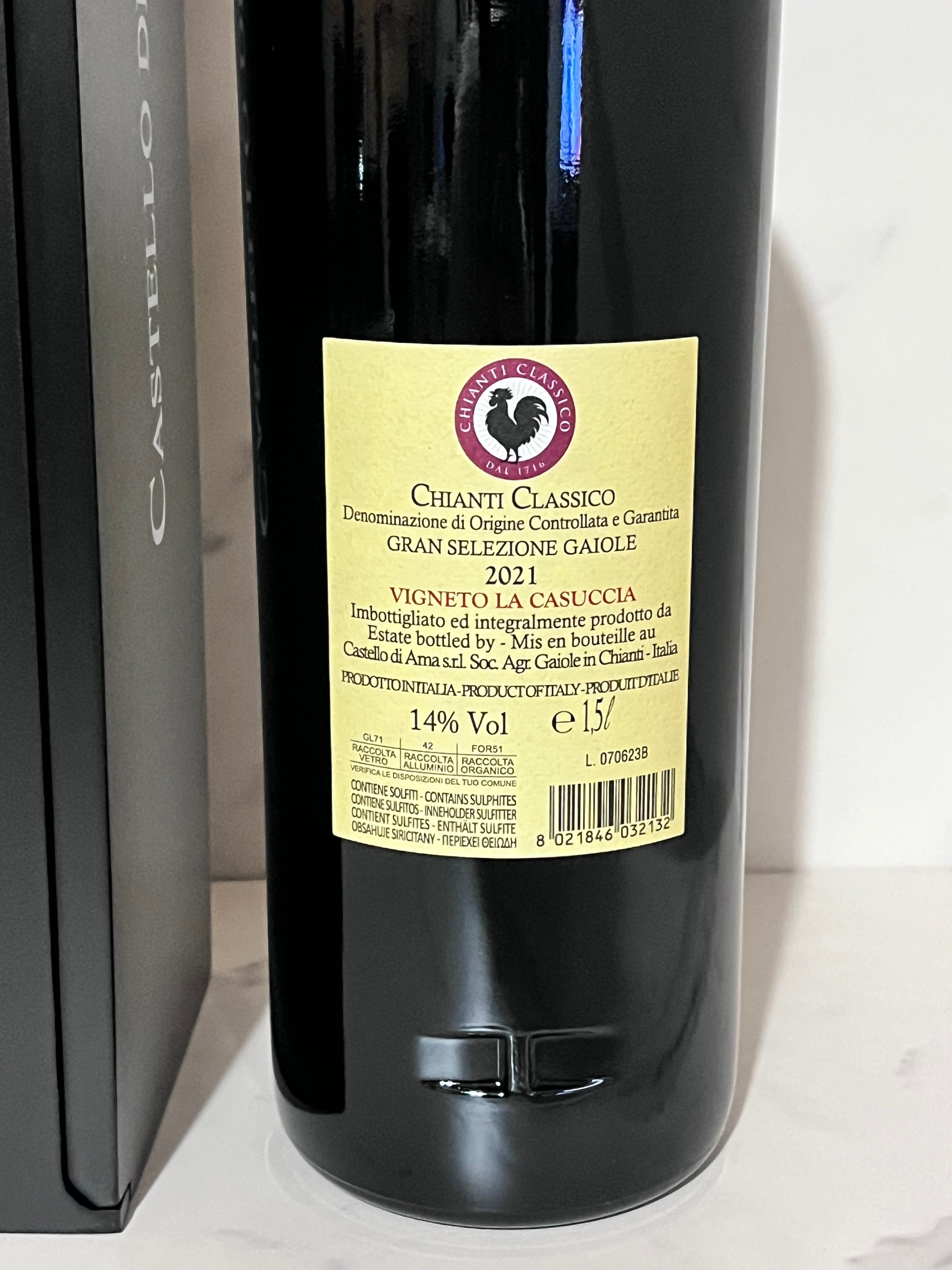 CASTELLO DI AMA CHIANTI CLASSICO GRAN SELEZIONE VIGNETO LA CASUCCIA 2021 MAGNUM