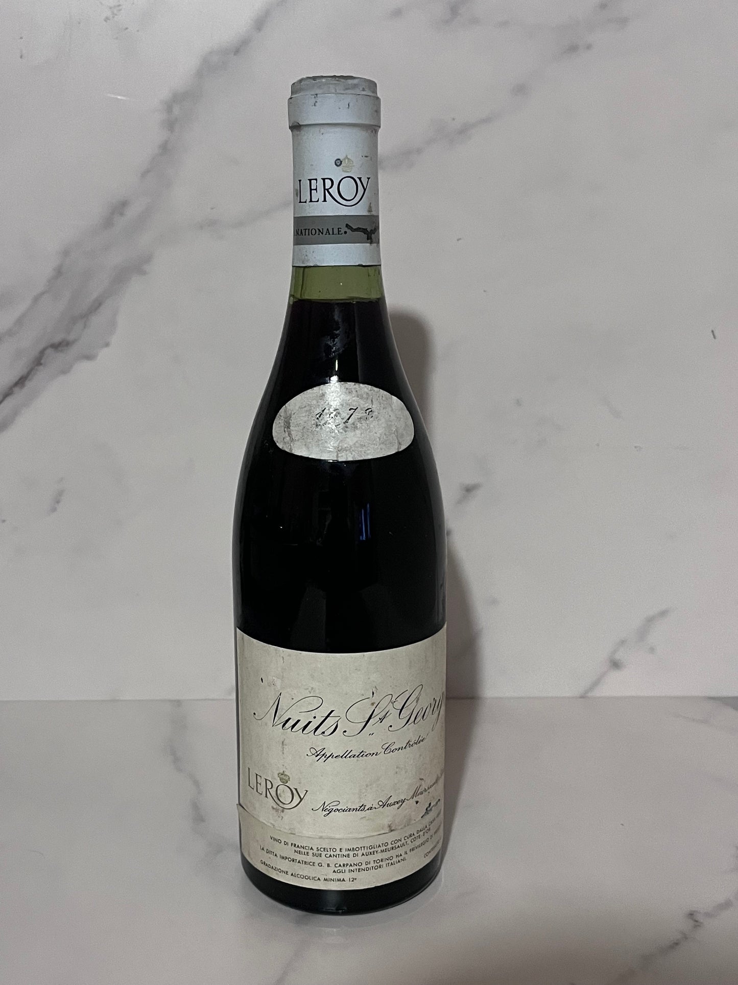 DOMAINE LEROY - NUITS ST GEORGES 1972