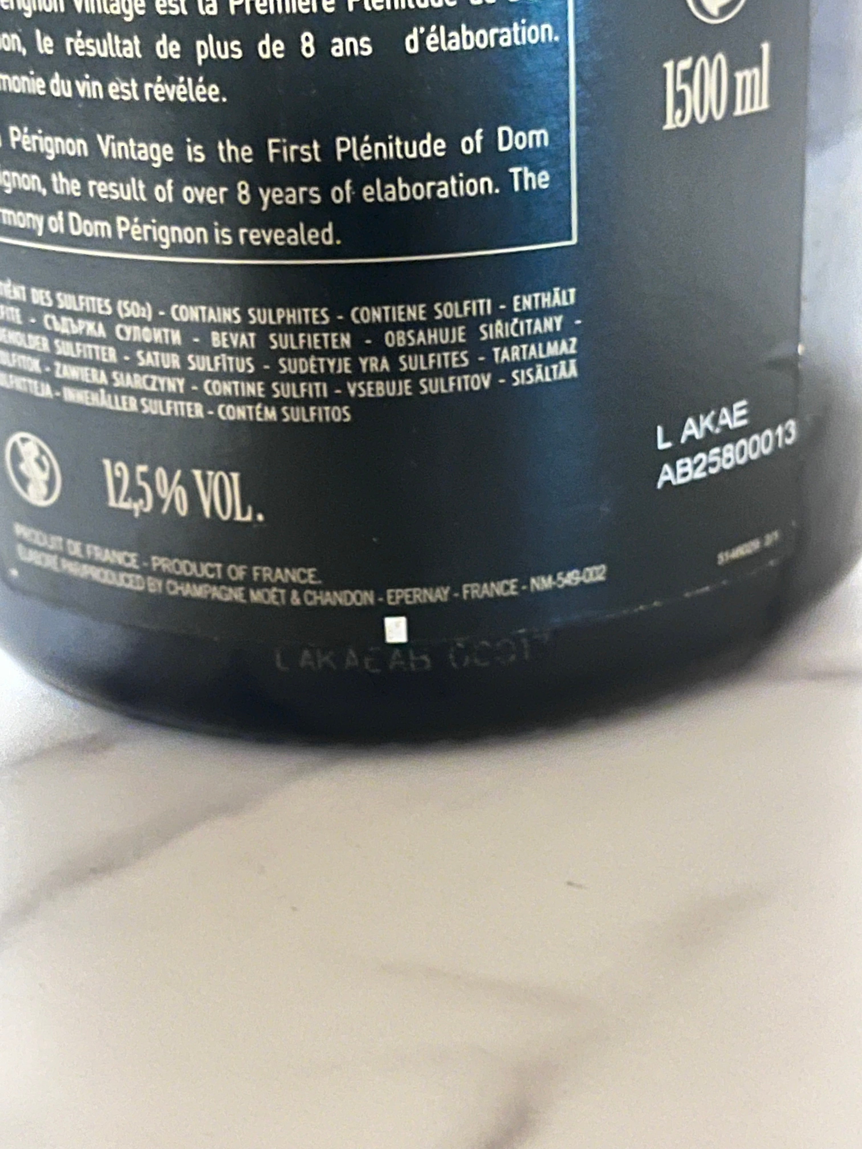 DOM PERIGNON LUMINOUS 2009