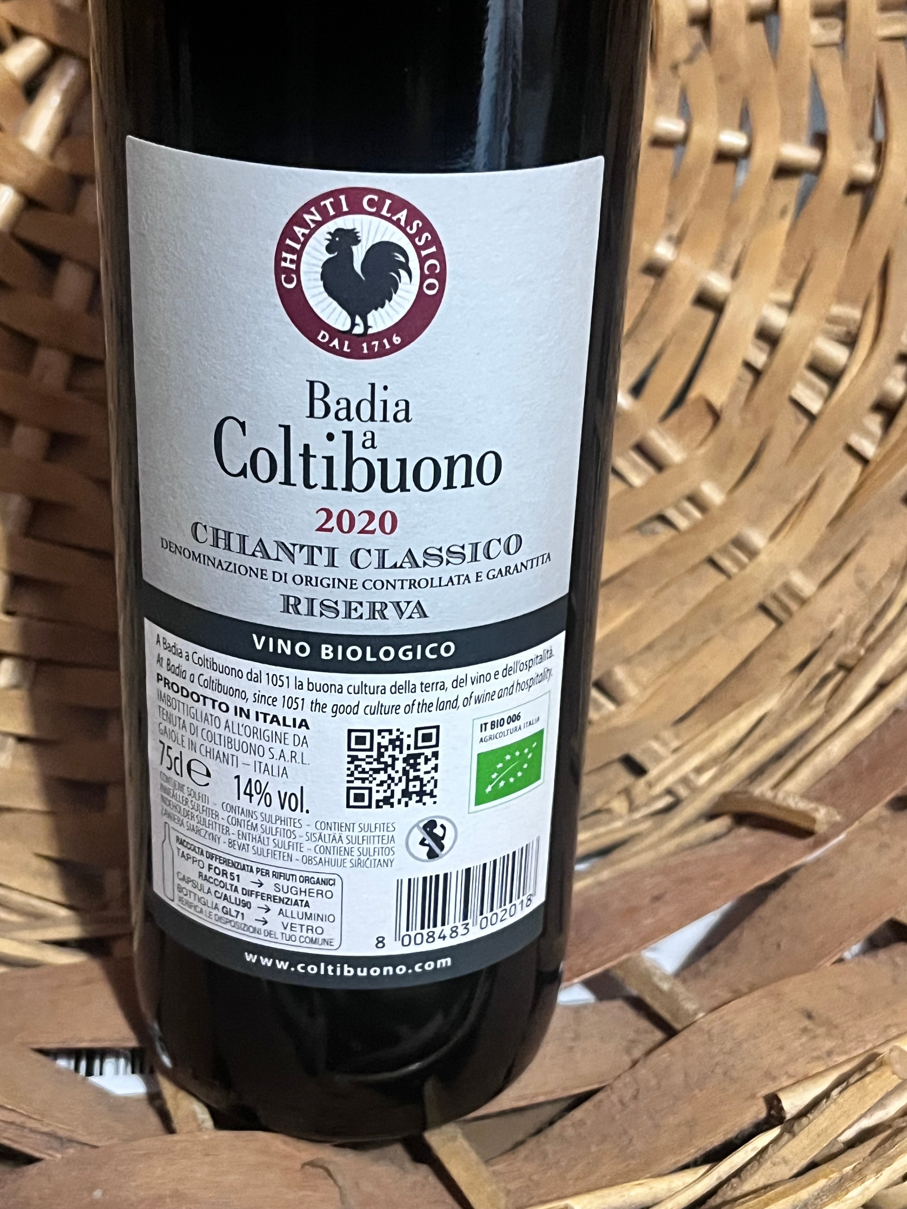 Chianti Classico DOCG Riserva 2020 Badia a Coltibuono