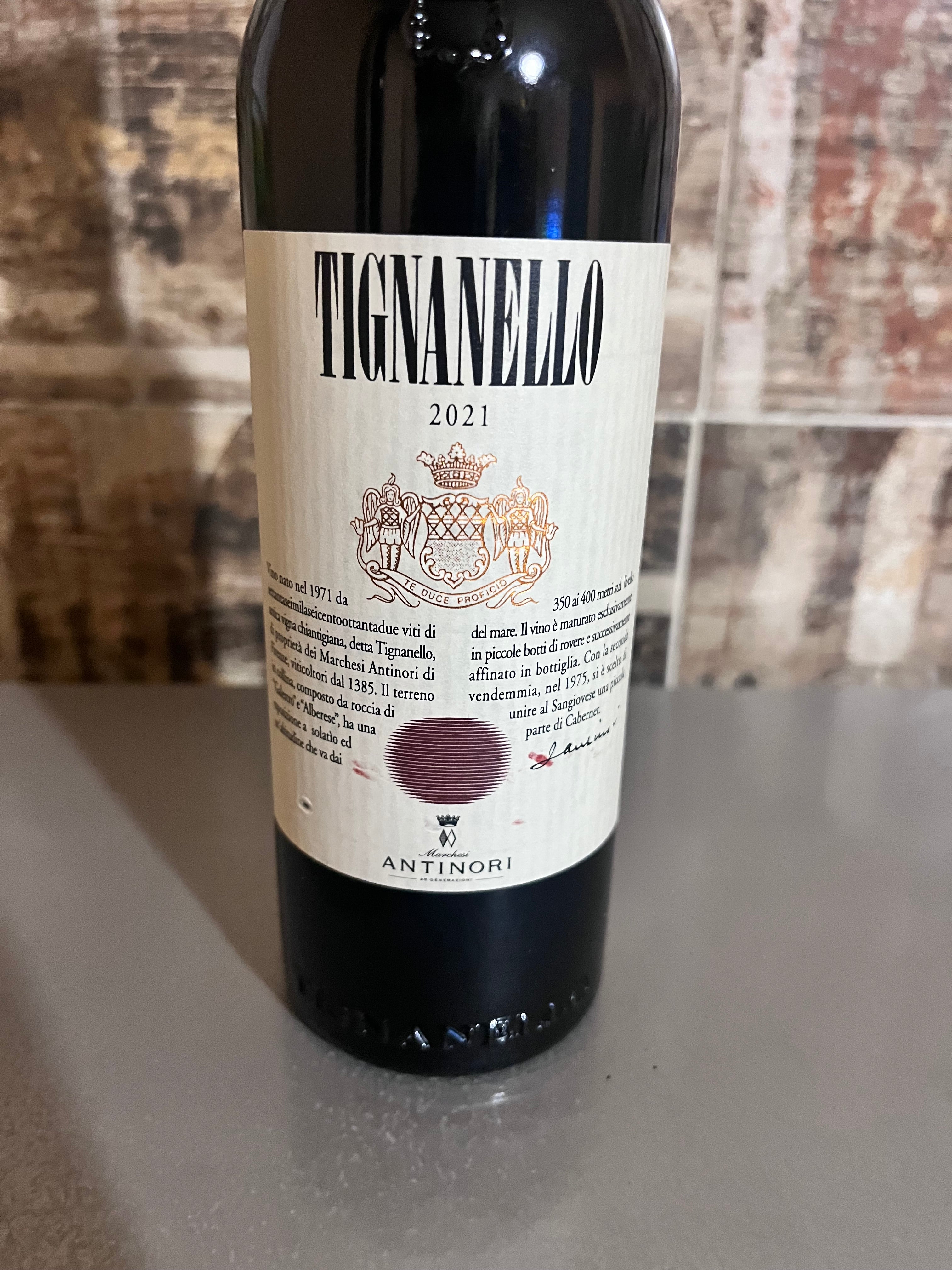 TIGNANELLO 2021 375 ML ANTINORI