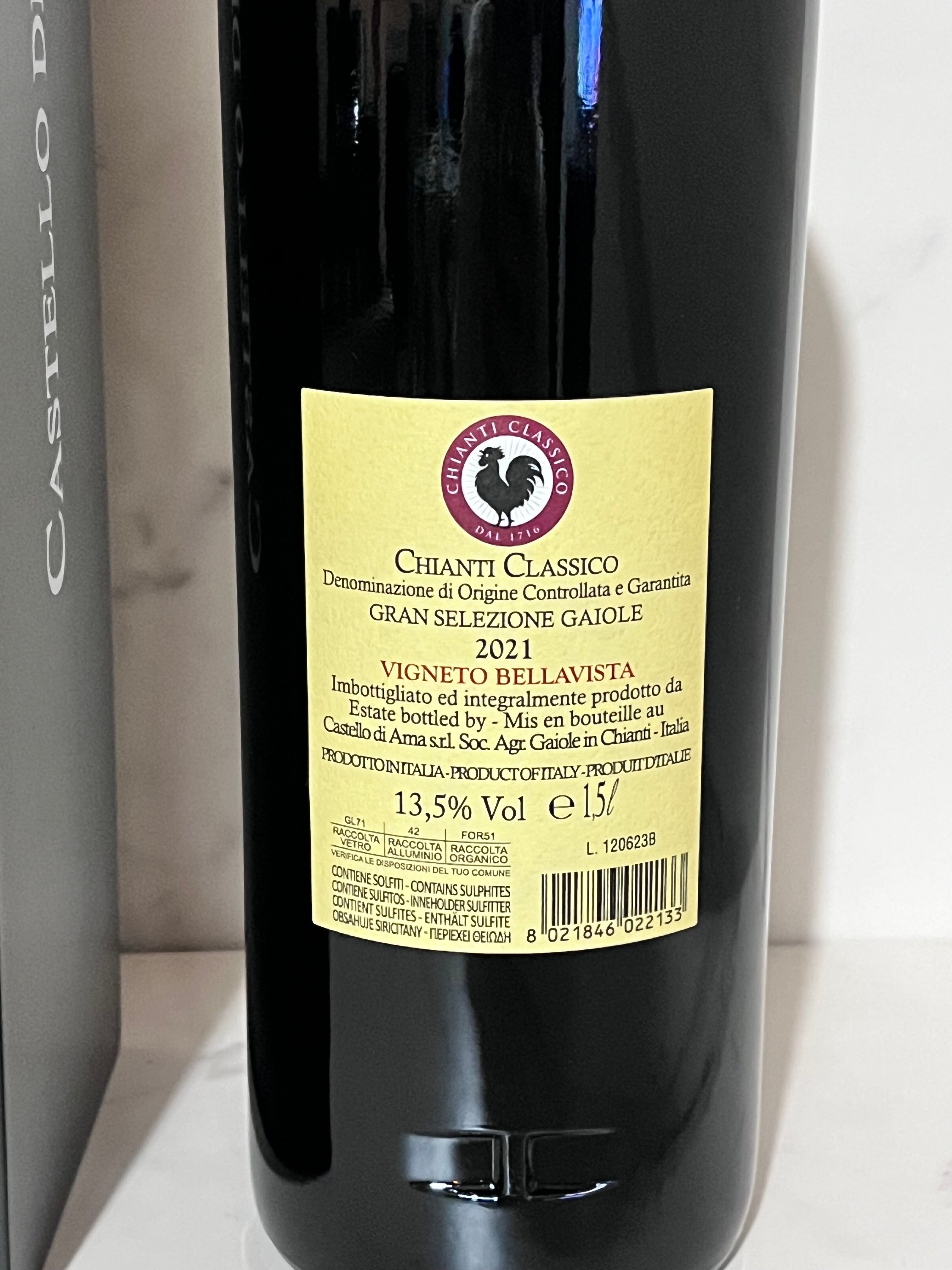 CASTELLO DI AMA CHIANTI CLASSICO GRAN SELEZIONE VIGNETO BELLAVISTA 2021 MAGNUM
